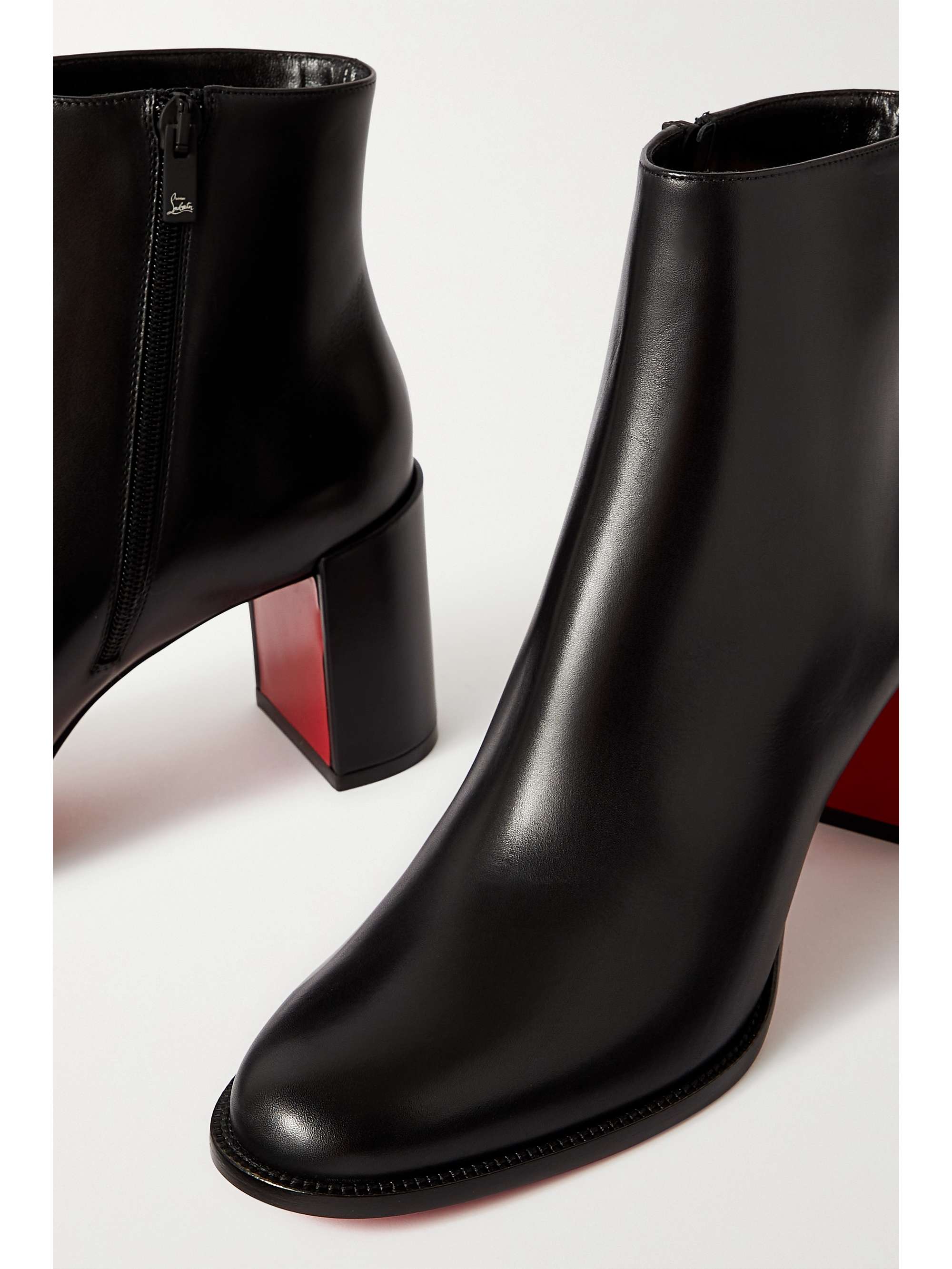 Adoxa - 70 mm Low boots - Calf leather - Black - Christian Louboutin