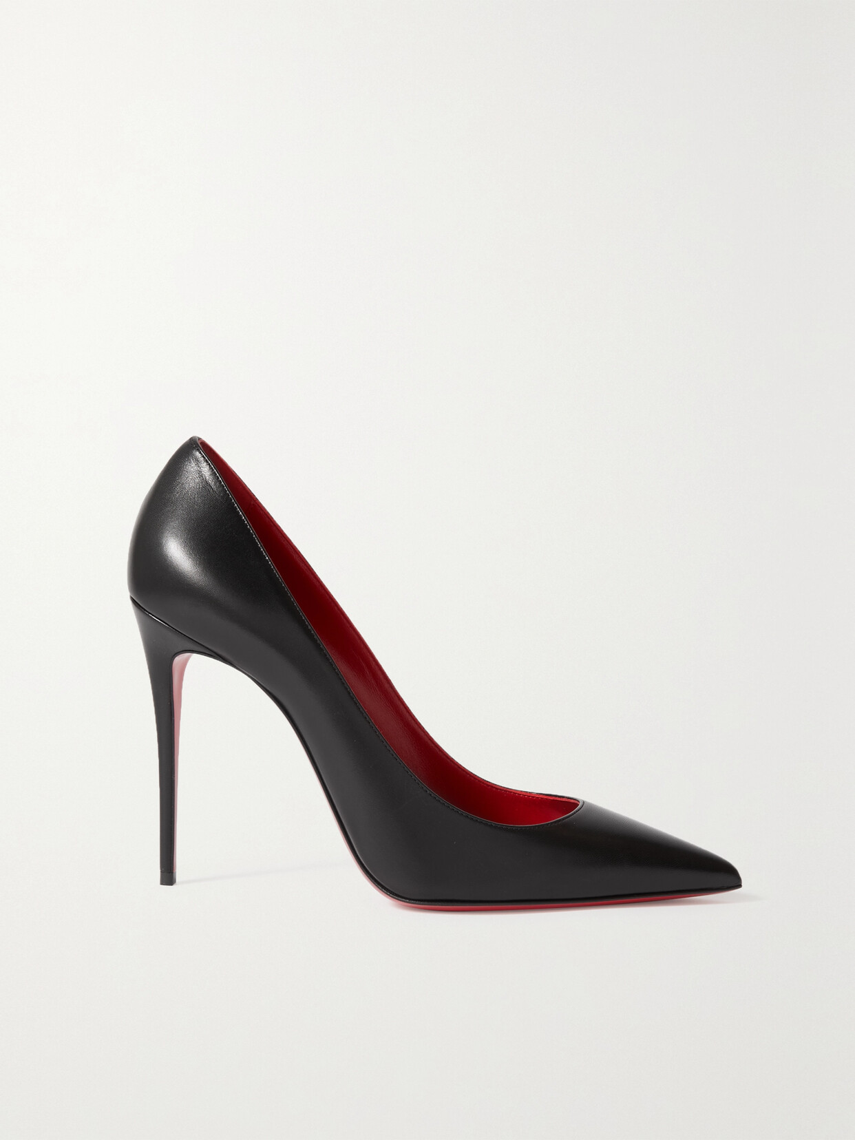Christian Louboutin Kate 100 Leather Pumps - Black