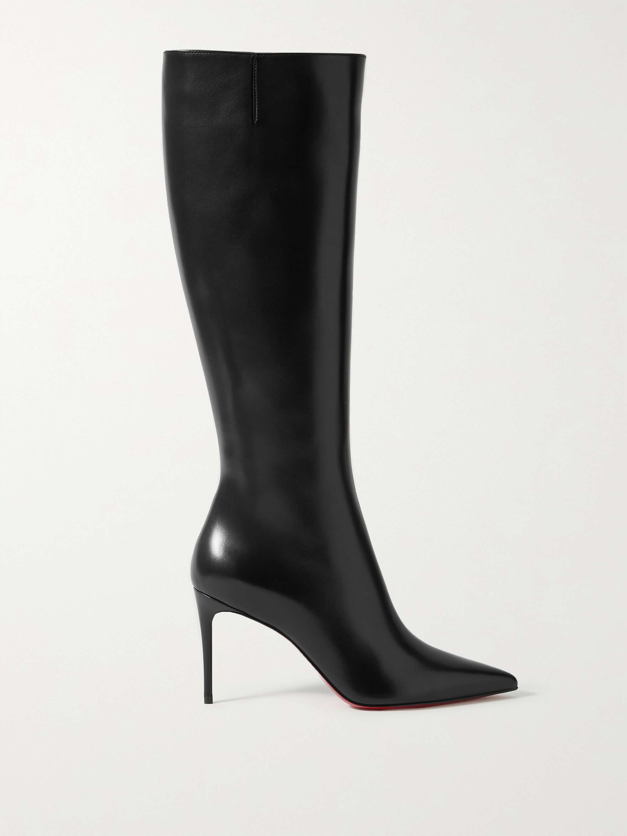 CHRISTIAN LOUBOUTIN Kate Botta 85 leather knee boots | NET-A-PORTER