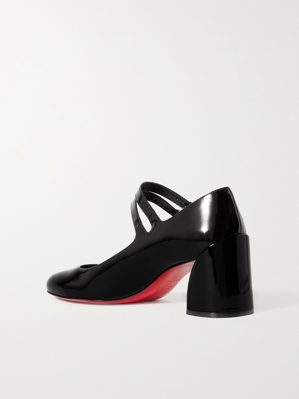 Christian Louboutin Woman Pumps Black Size 7 Leather In Black