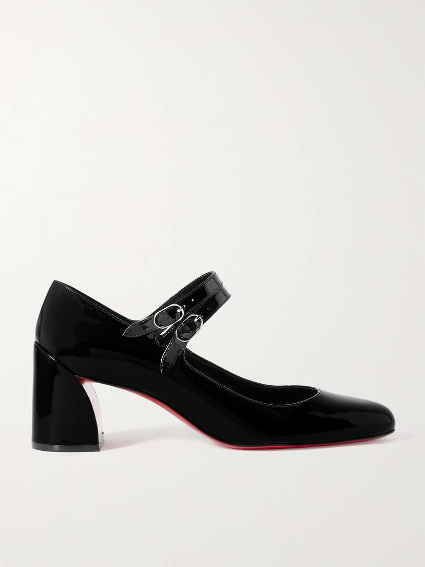 Christian Louboutin Miss Jane 55 Patent-leather Pumps