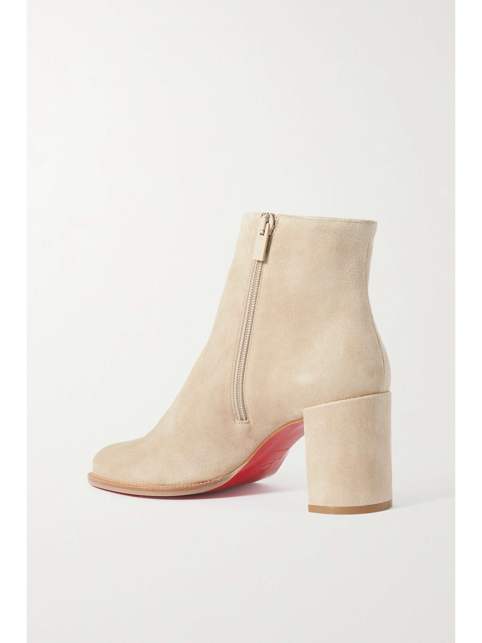 christian louboutin suede ankle boots