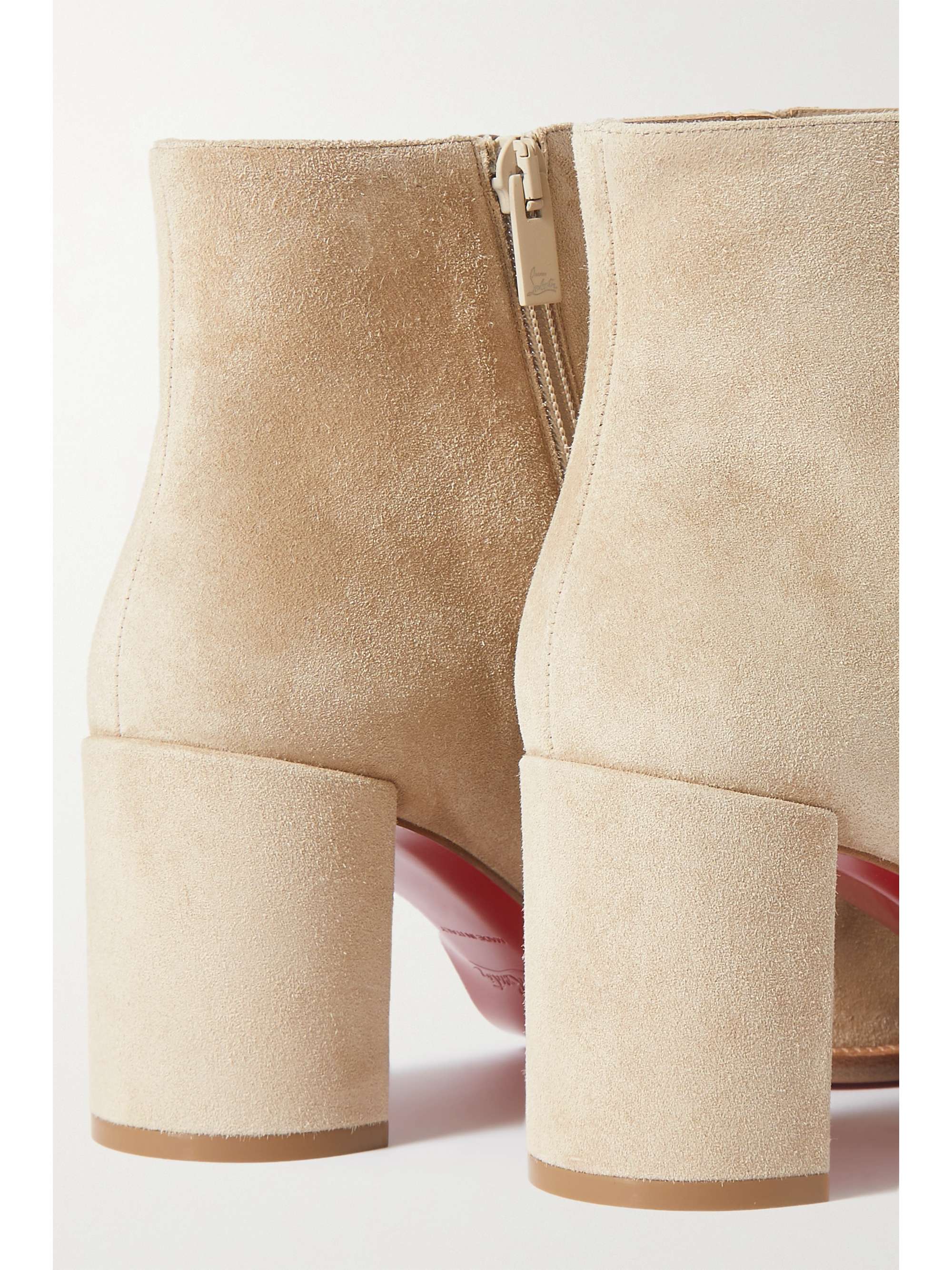 christian louboutin suede ankle boots