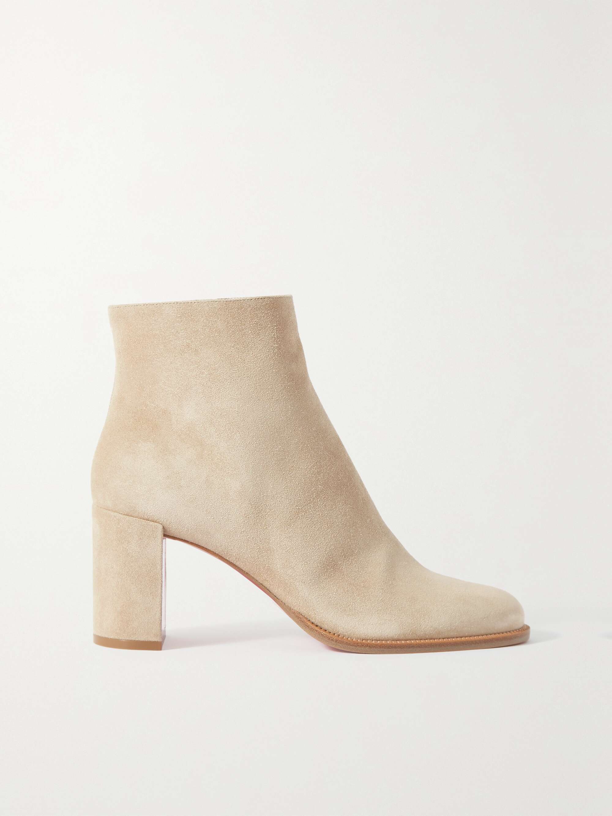 christian louboutin suede ankle boots