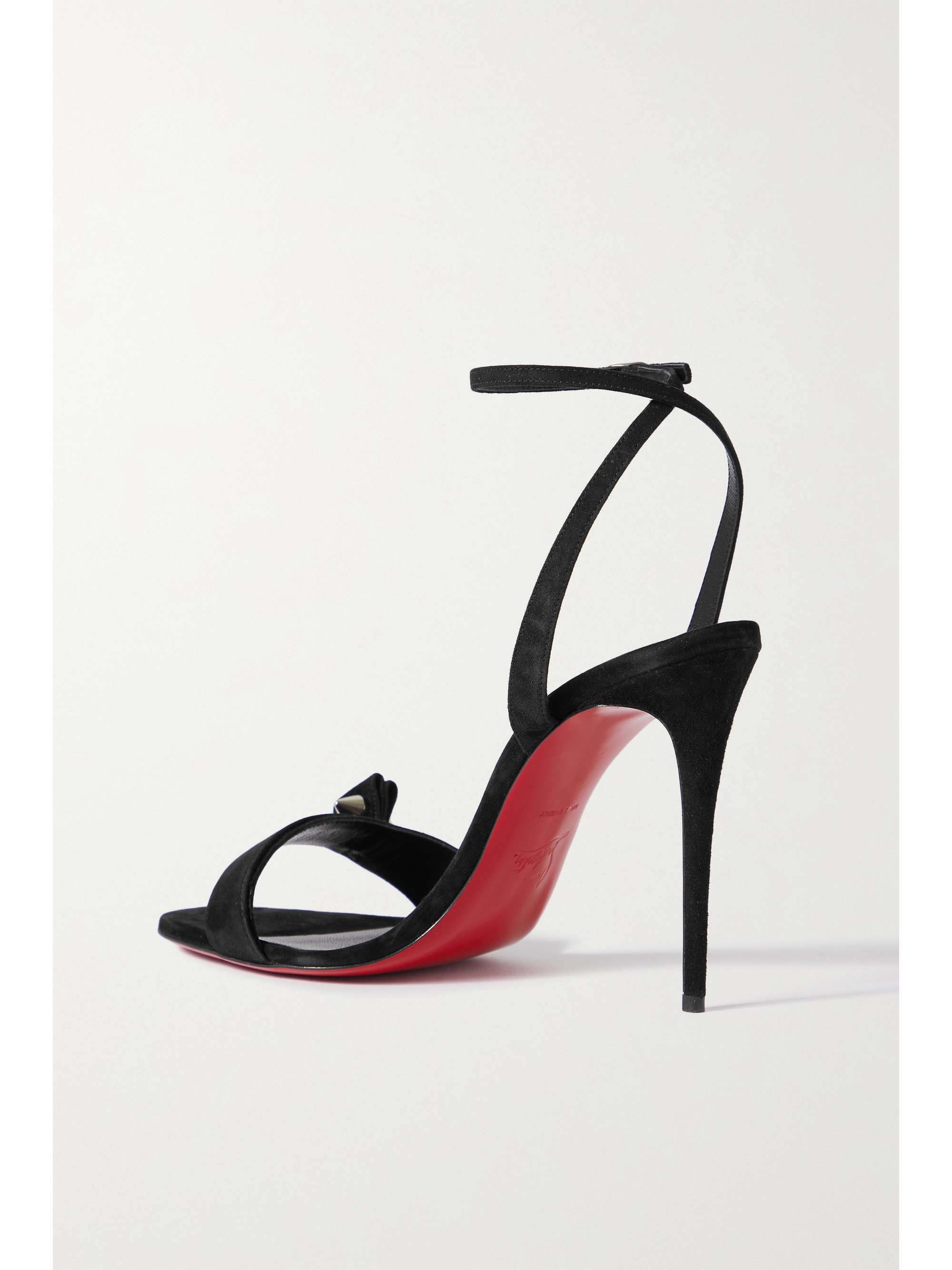 CHRISTIAN LOUBOUTIN Umberta 100 spiked suede sandals