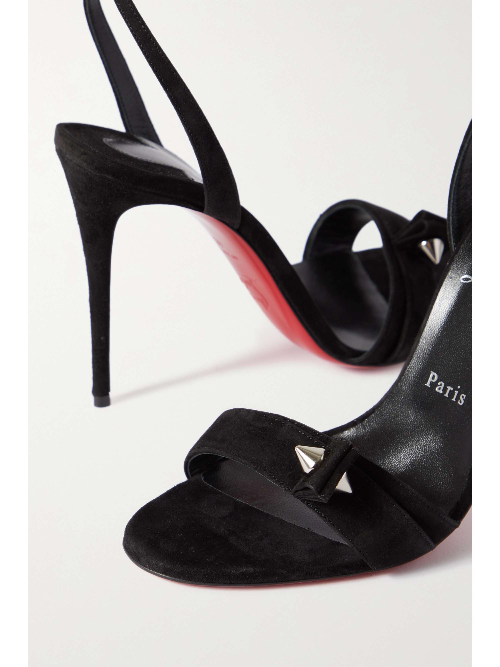 CHRISTIAN LOUBOUTIN Umberta 100 spiked suede sandals