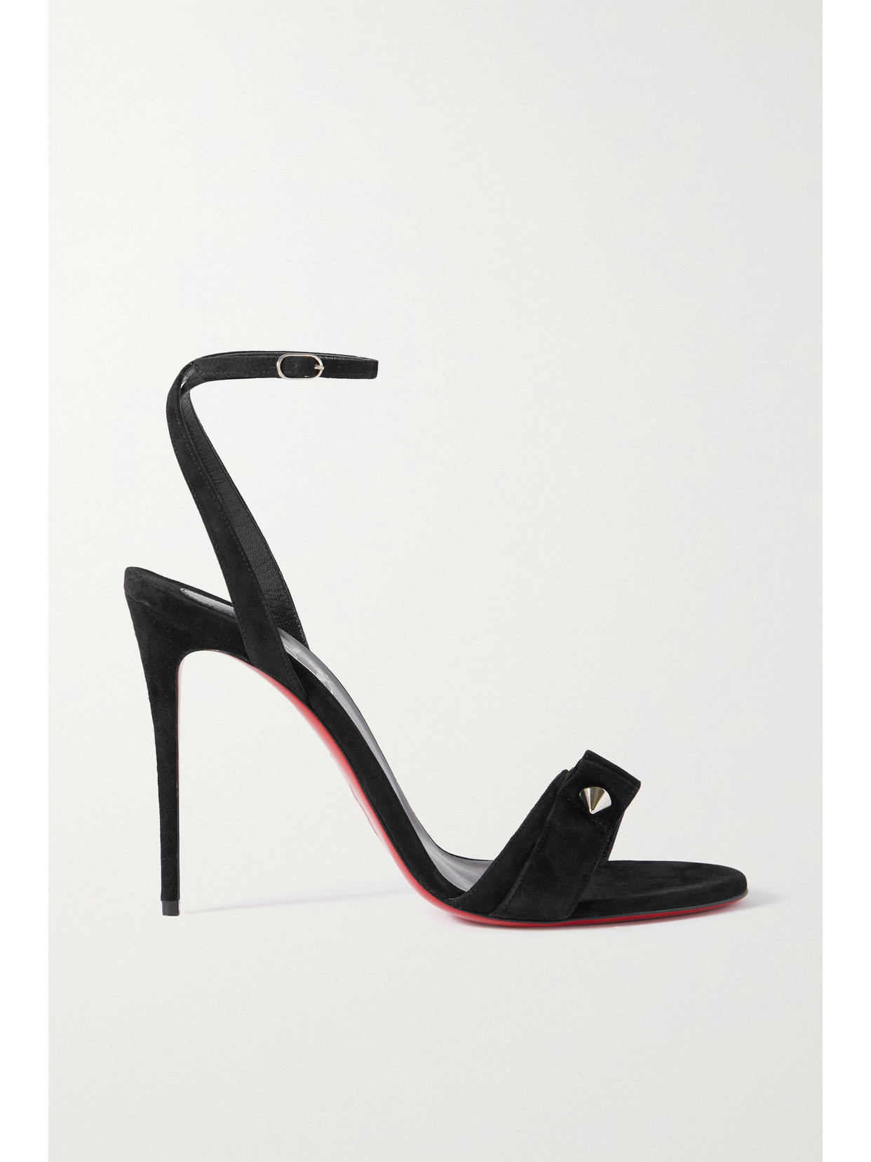 Christian Louboutin Umberta 100 Spiked Suede Sandals