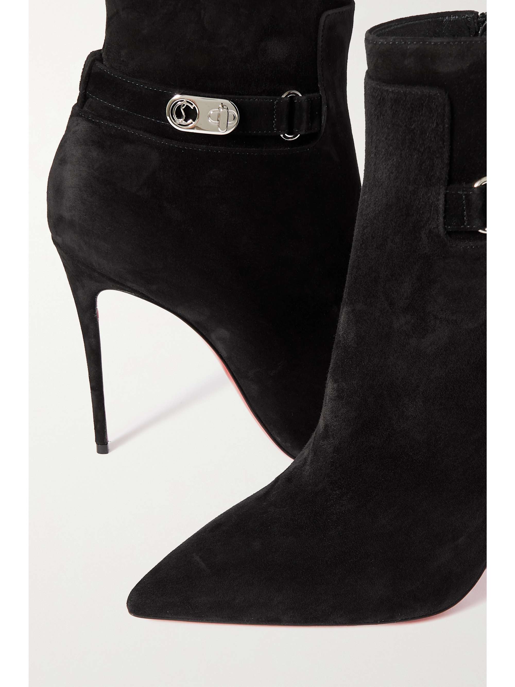 So kate booty leather ankle boots Christian Louboutin Black size