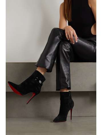 louboutin wedge boots