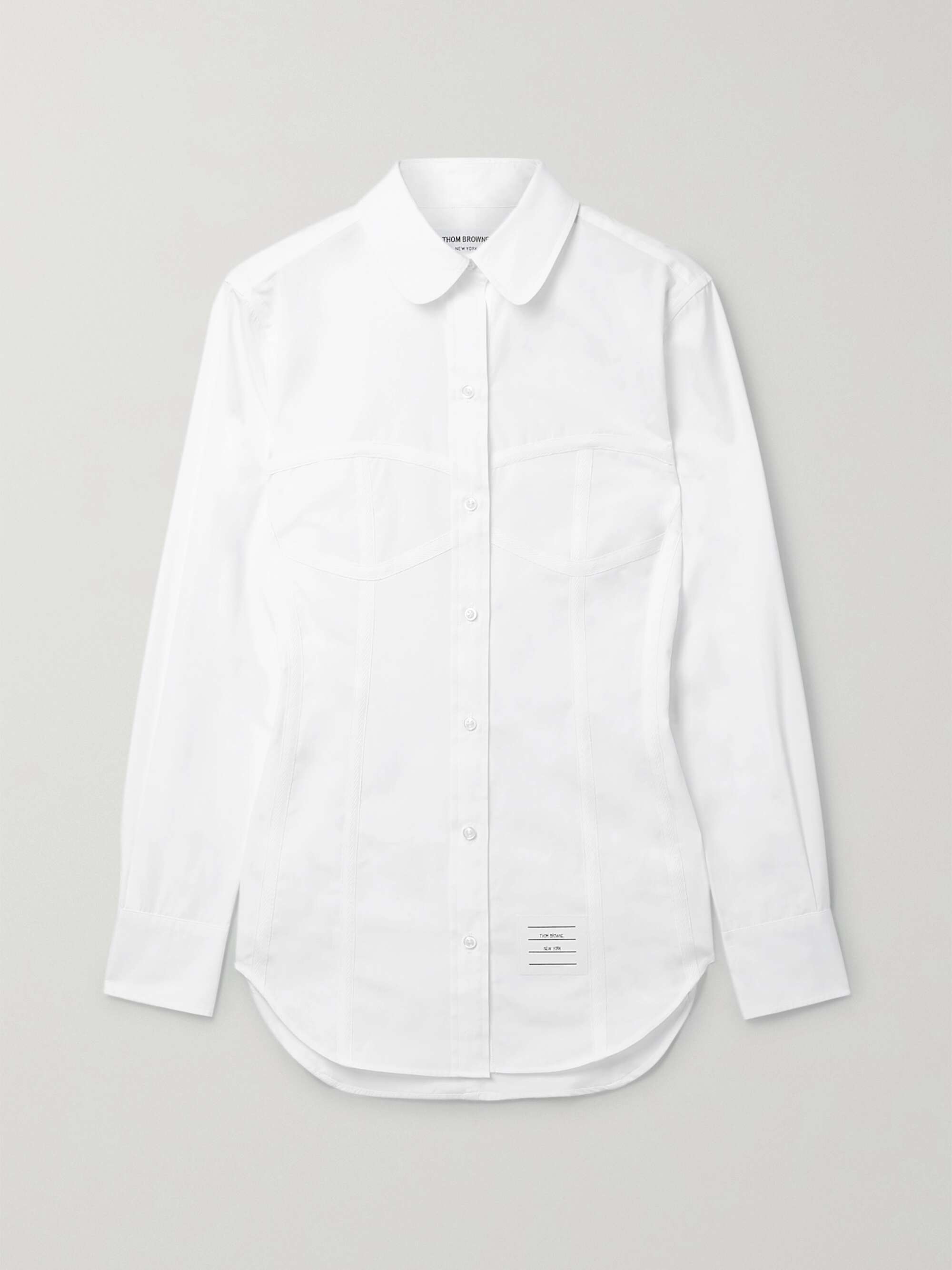 Cotton-poplin shirt | THOM BROWNE | NET 