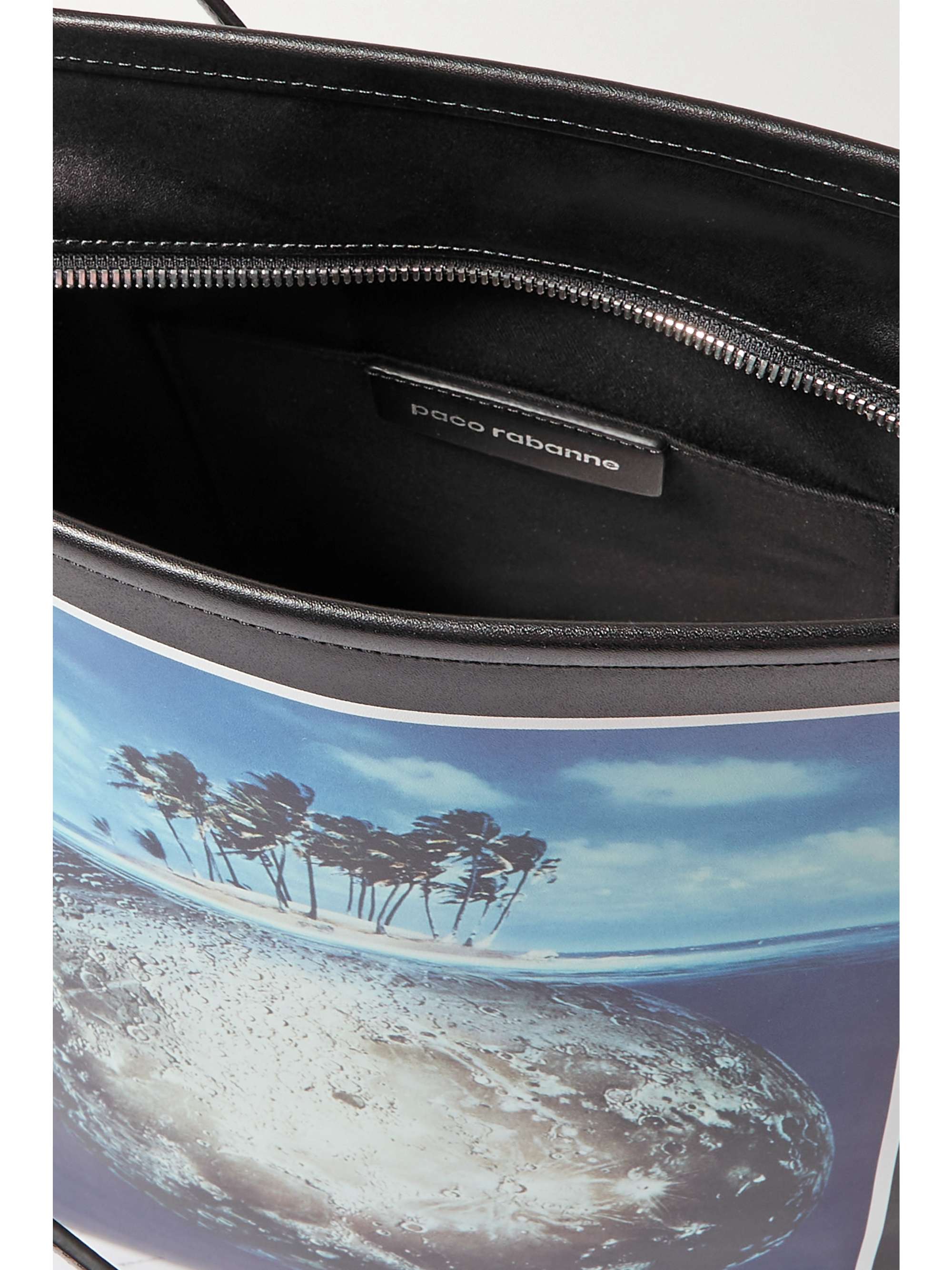 RABANNE + Tsunehisa Kimura printed leather tote