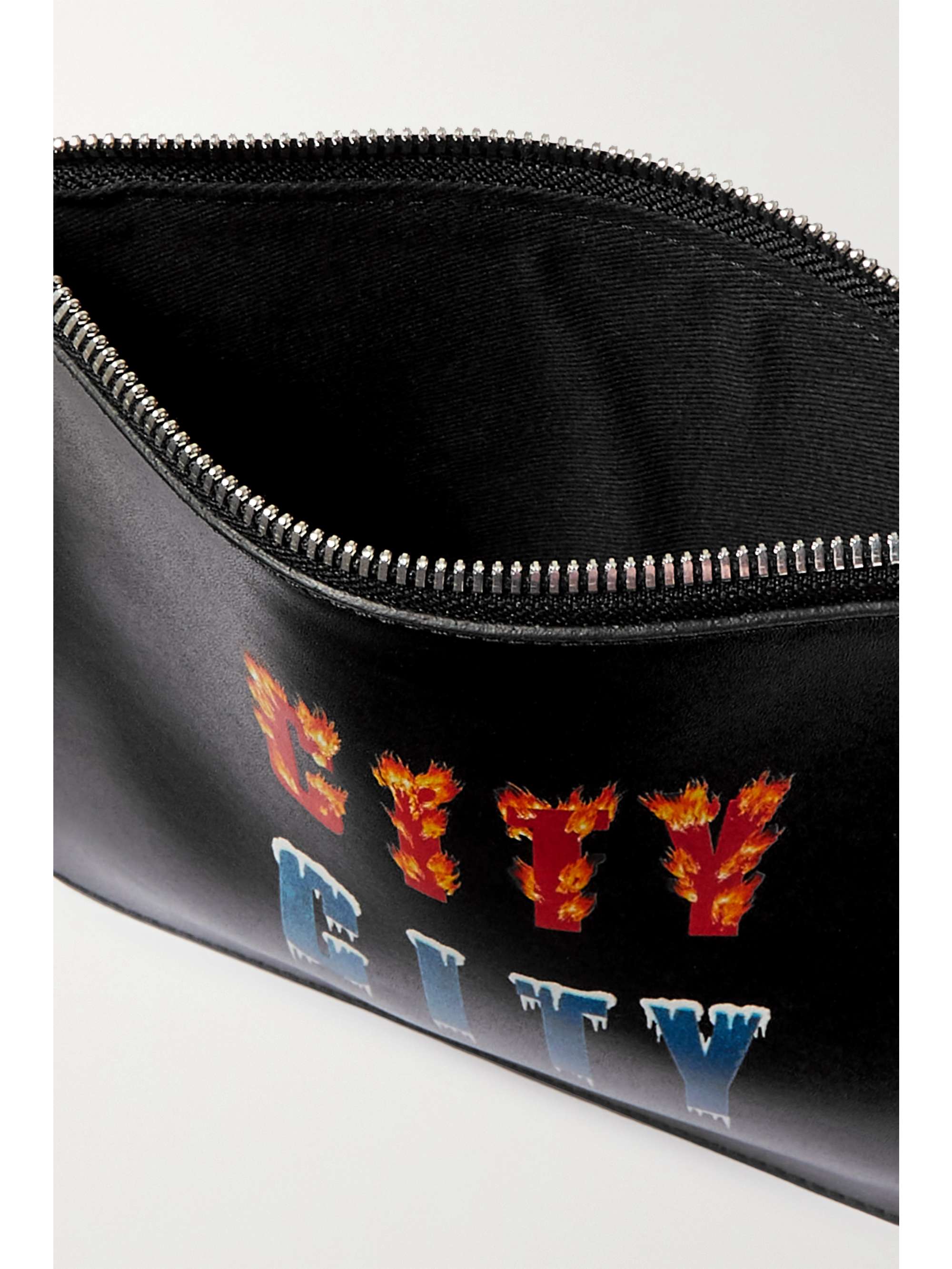 RABANNE + Tsunehisa Kimura Beutel aus Leder mit Print