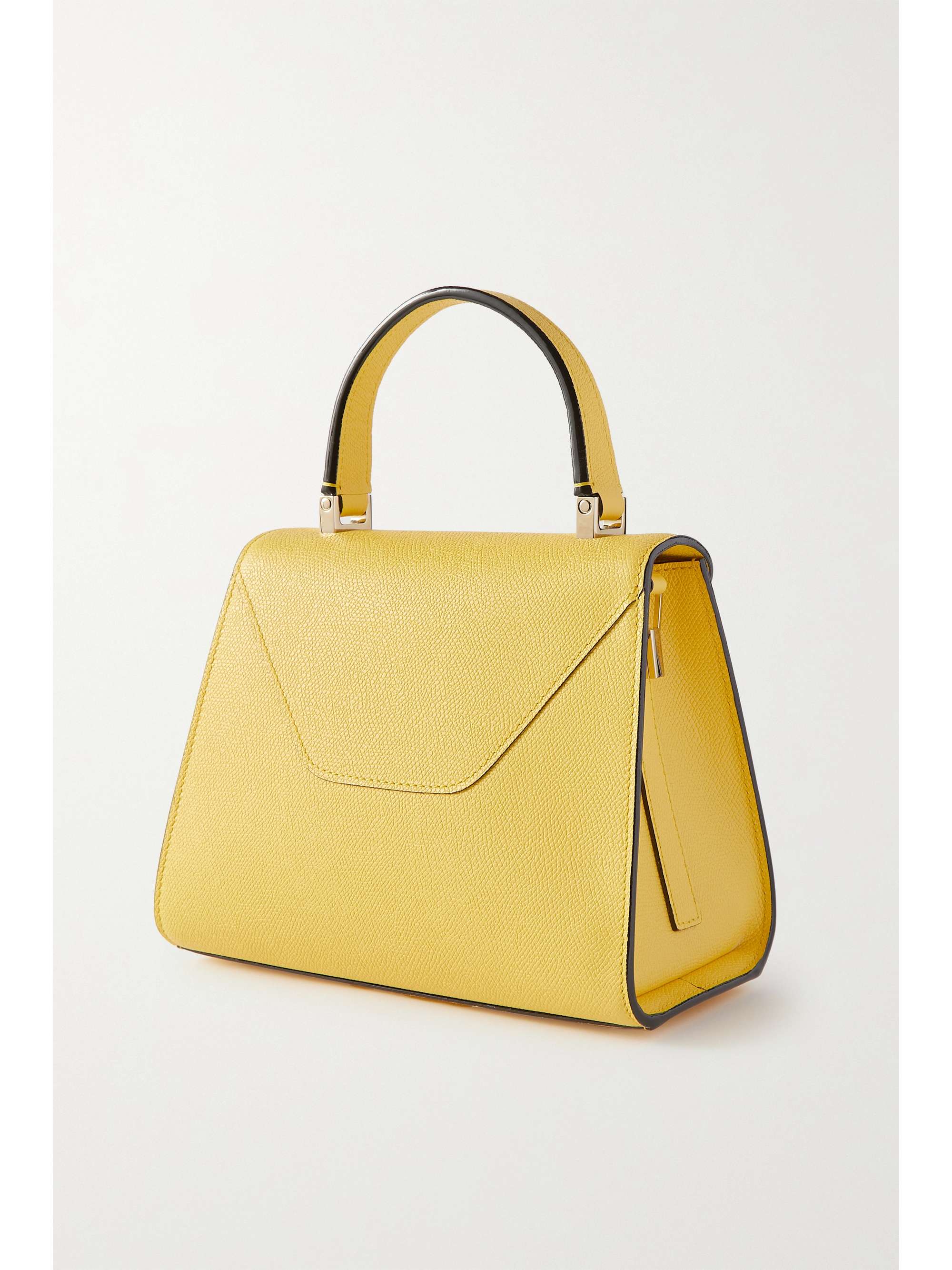 VALEXTRA Sac à main en cuir texturé Iside Mini
