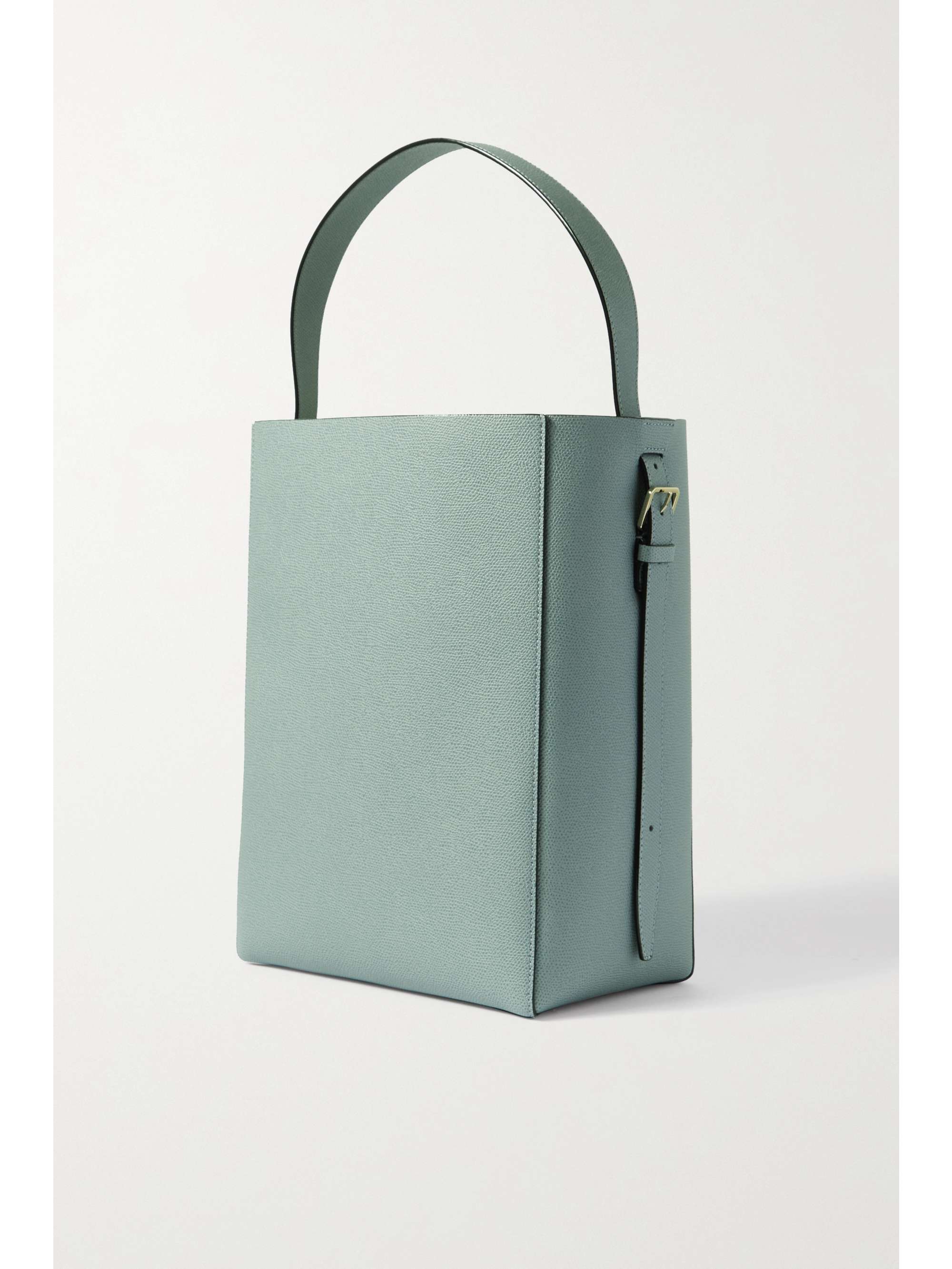 VALEXTRA Sac à main en cuir texturé Secchiello Medium