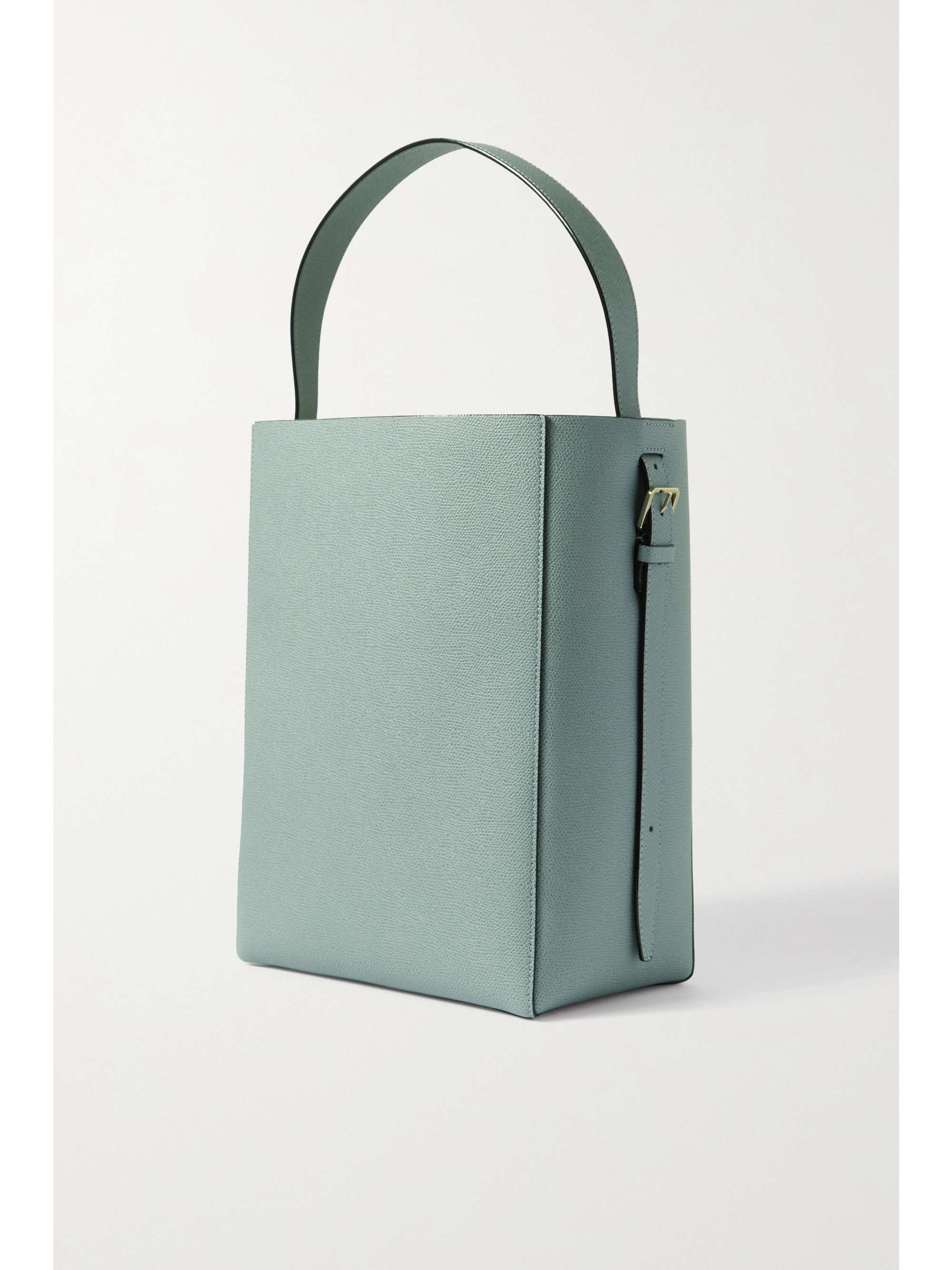 VALEXTRA Secchiello medium textured-leather tote | NET-A-PORTER