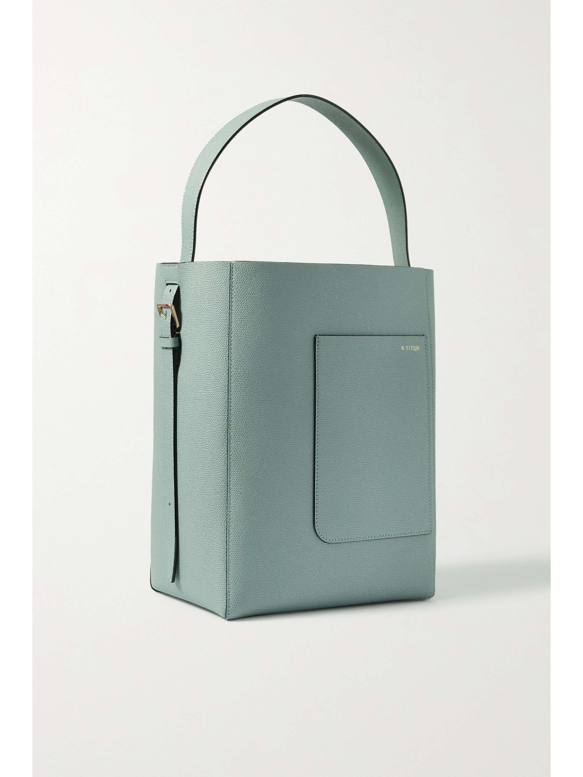 VALEXTRA Secchiello medium textured-leather tote | NET-A-PORTER