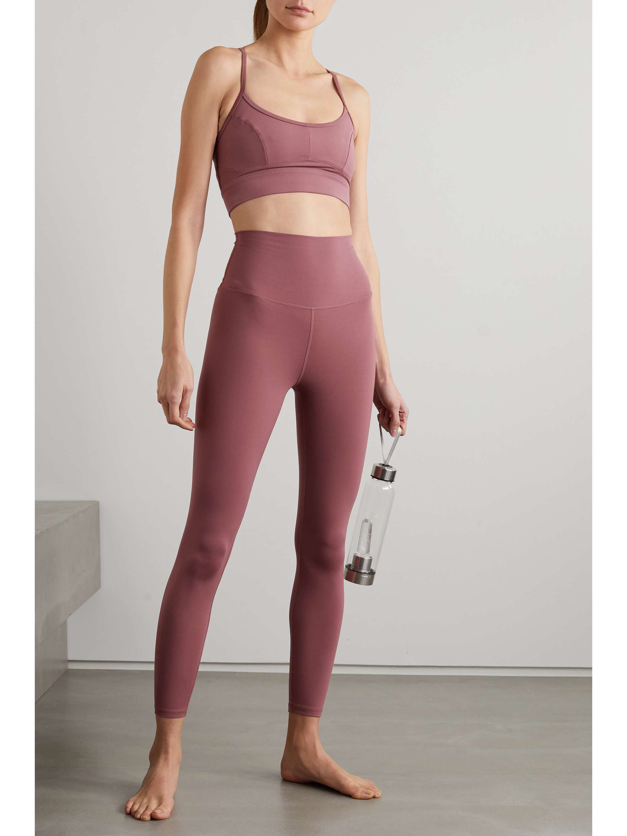 Intimates Plunge Neck Underwire Chemise with Lace Inset in Dkred09 at