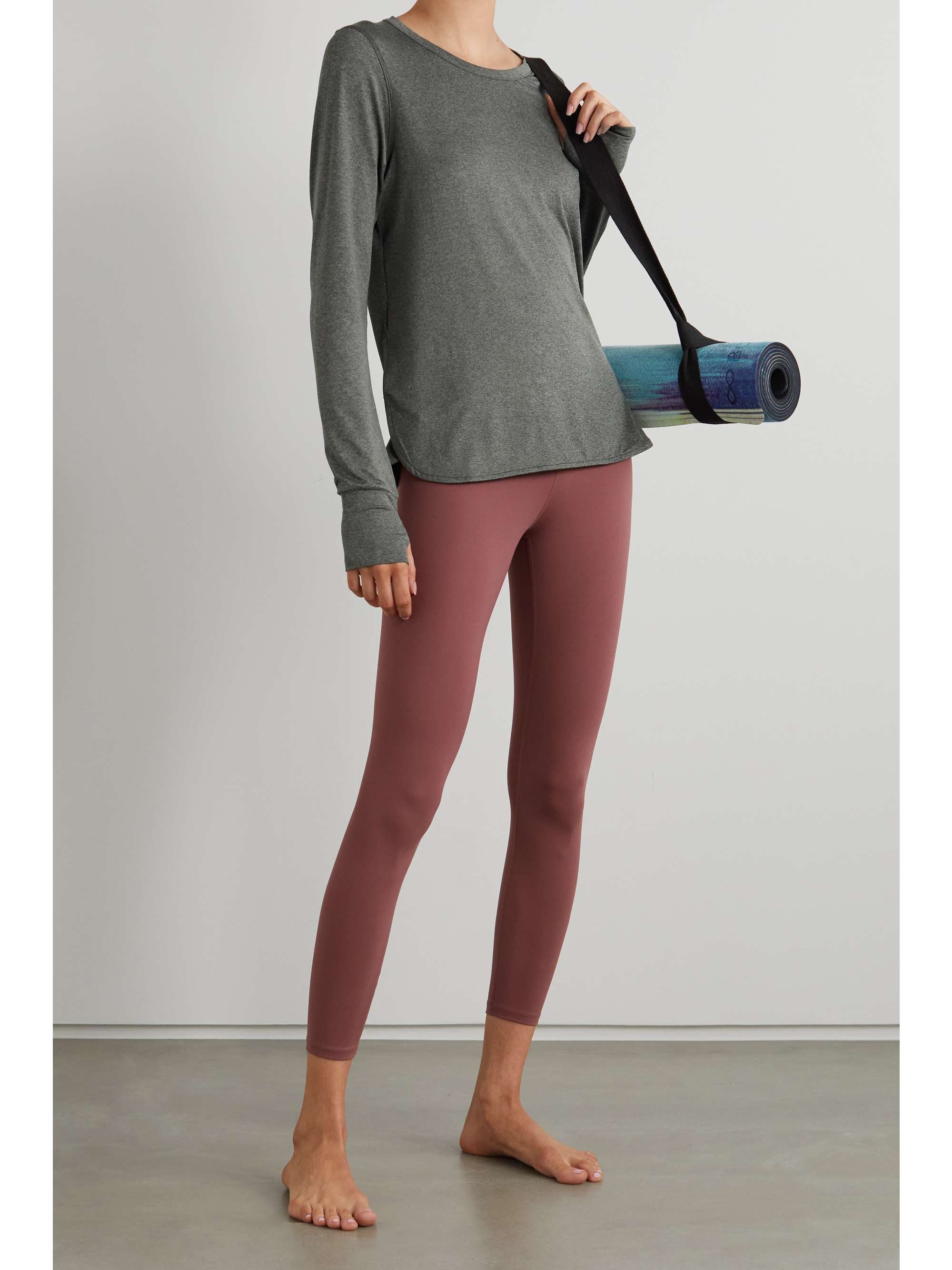 Varley - Kearney Stretch-jersey Top - Gray - x small - Net a Porter