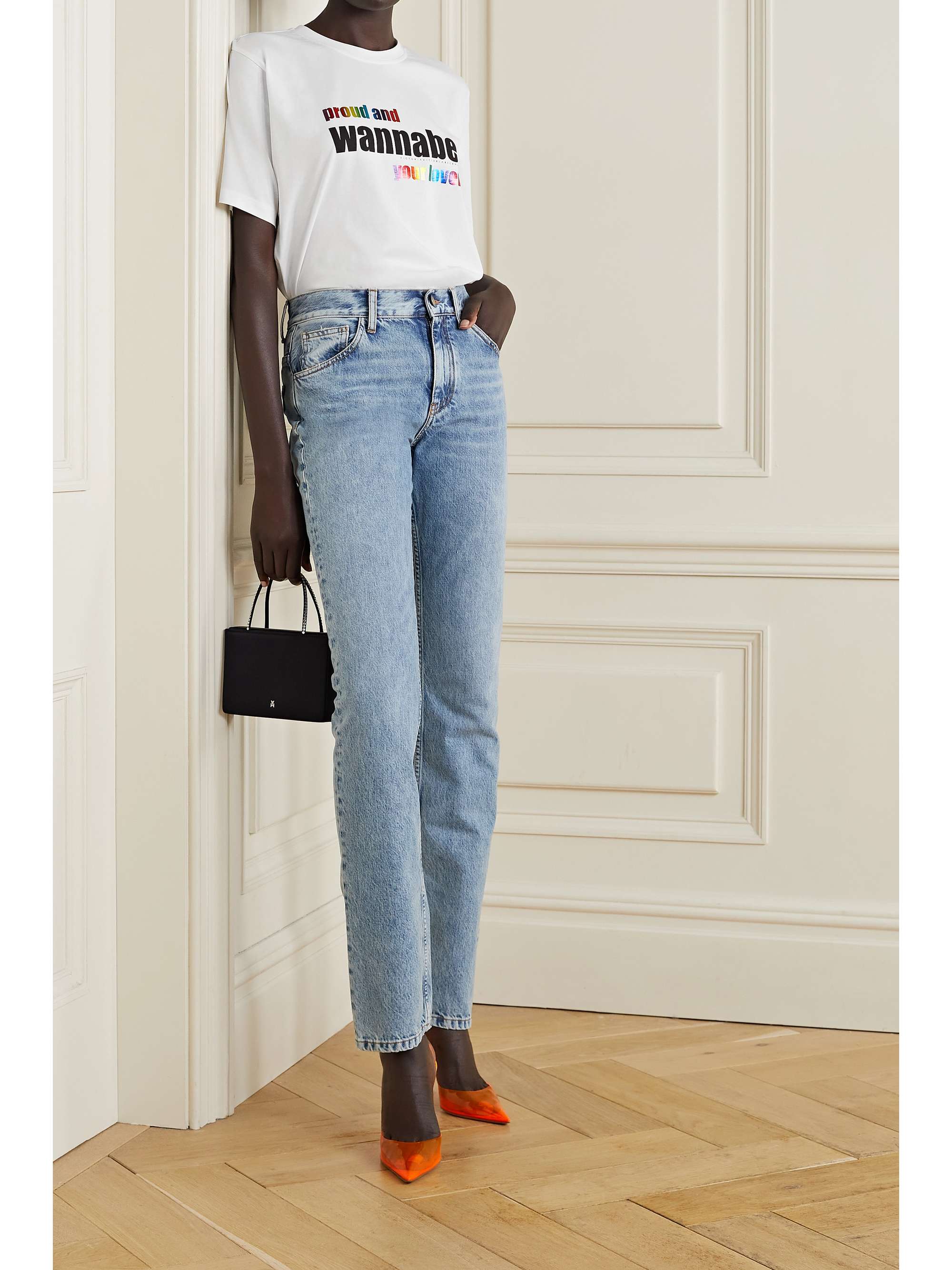 VICTORIA, VICTORIA BECKHAM + Spice Girls Pride printed cotton-jersey T-shirt