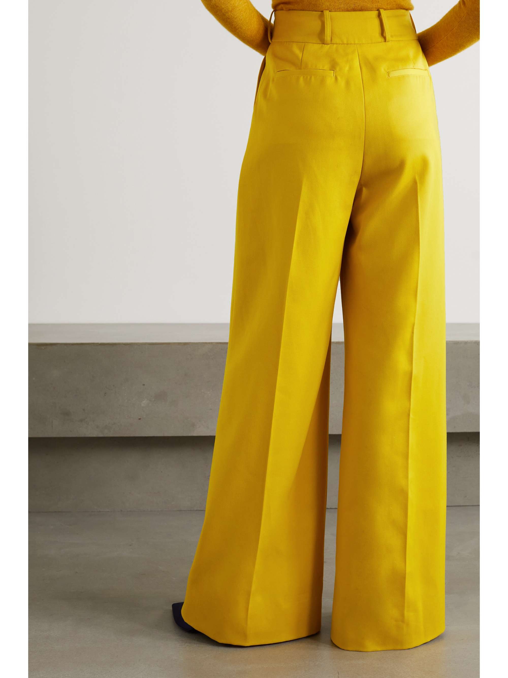 Yellow wide leg pants Clearance