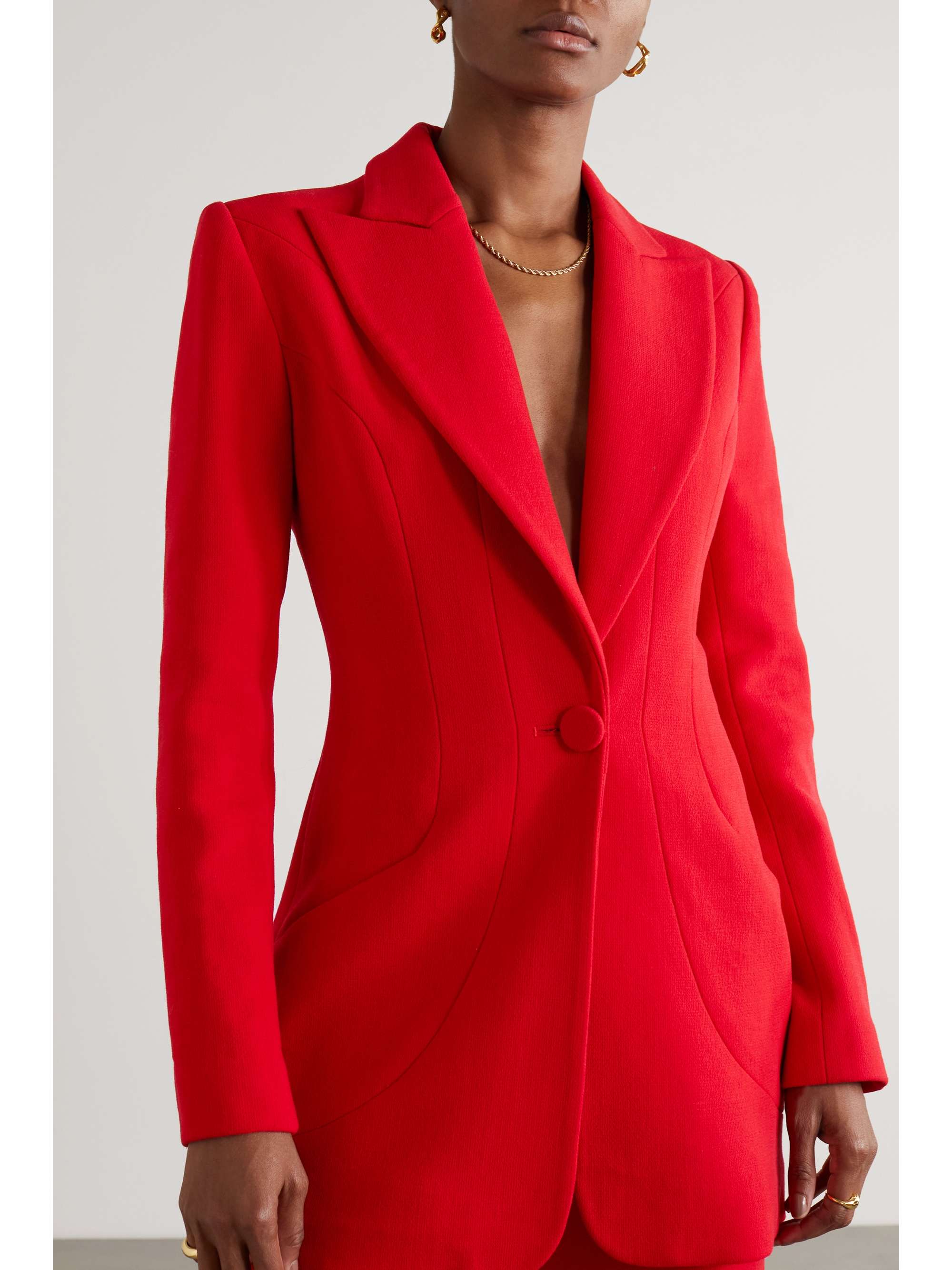 SERGIO HUDSON Crepe blazer