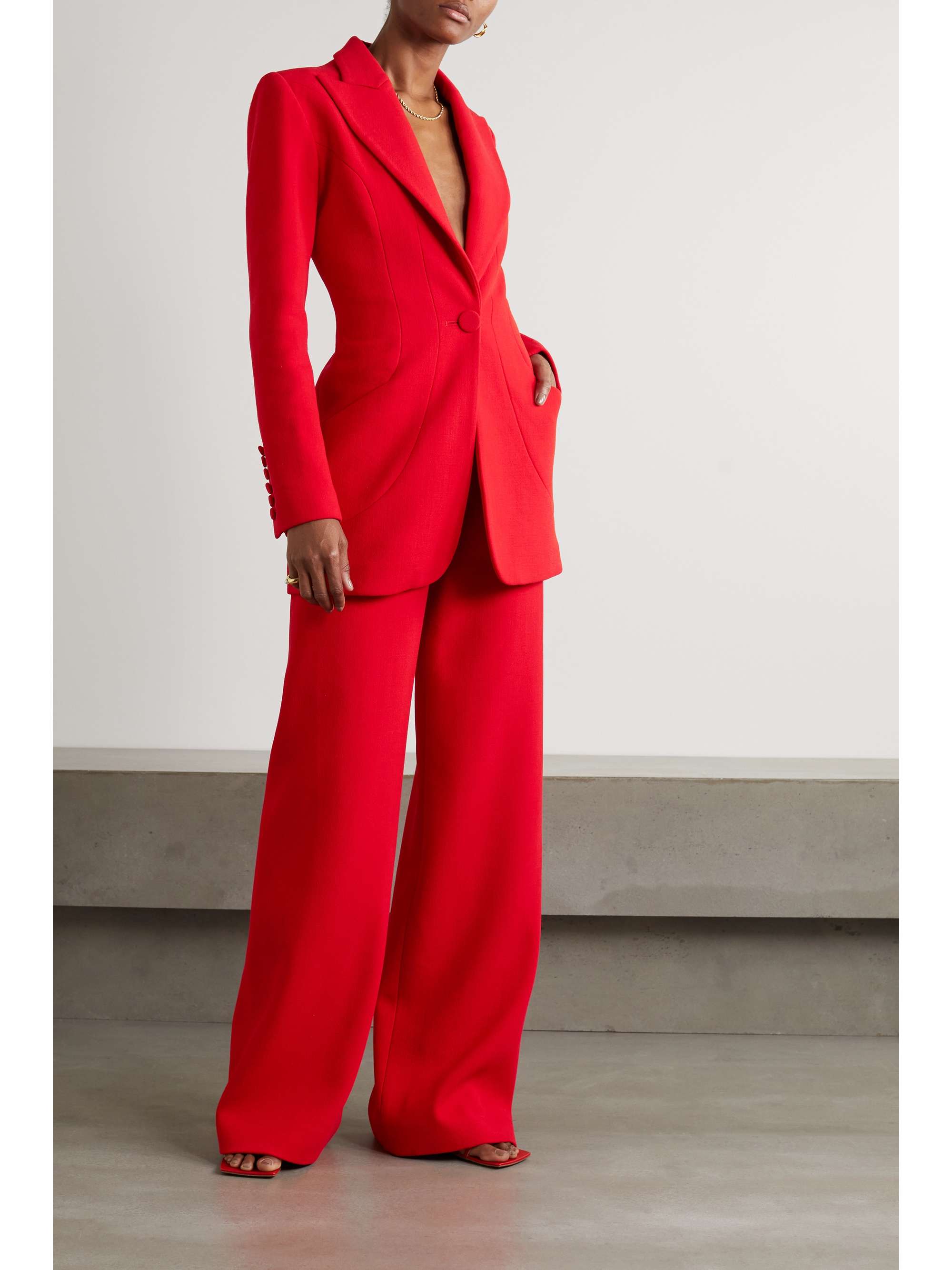 SERGIO HUDSON Crepe blazer