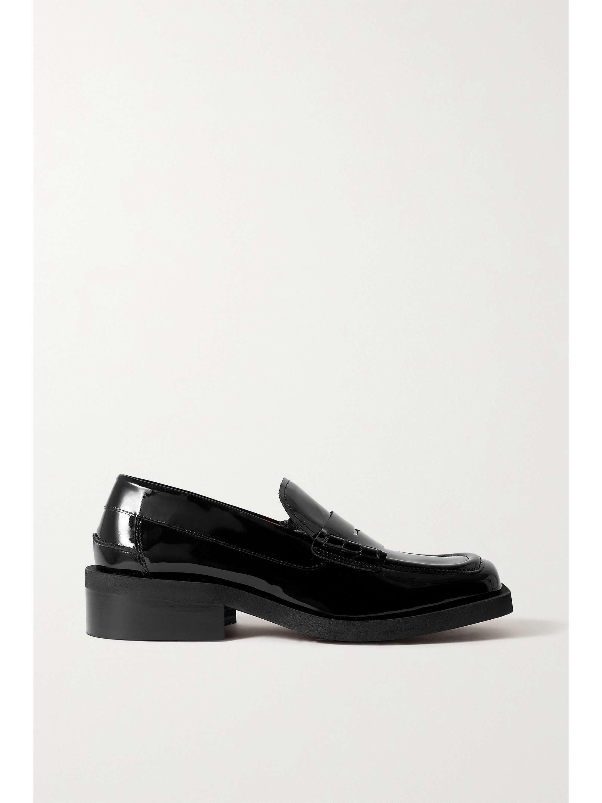 Patent-leather loafers