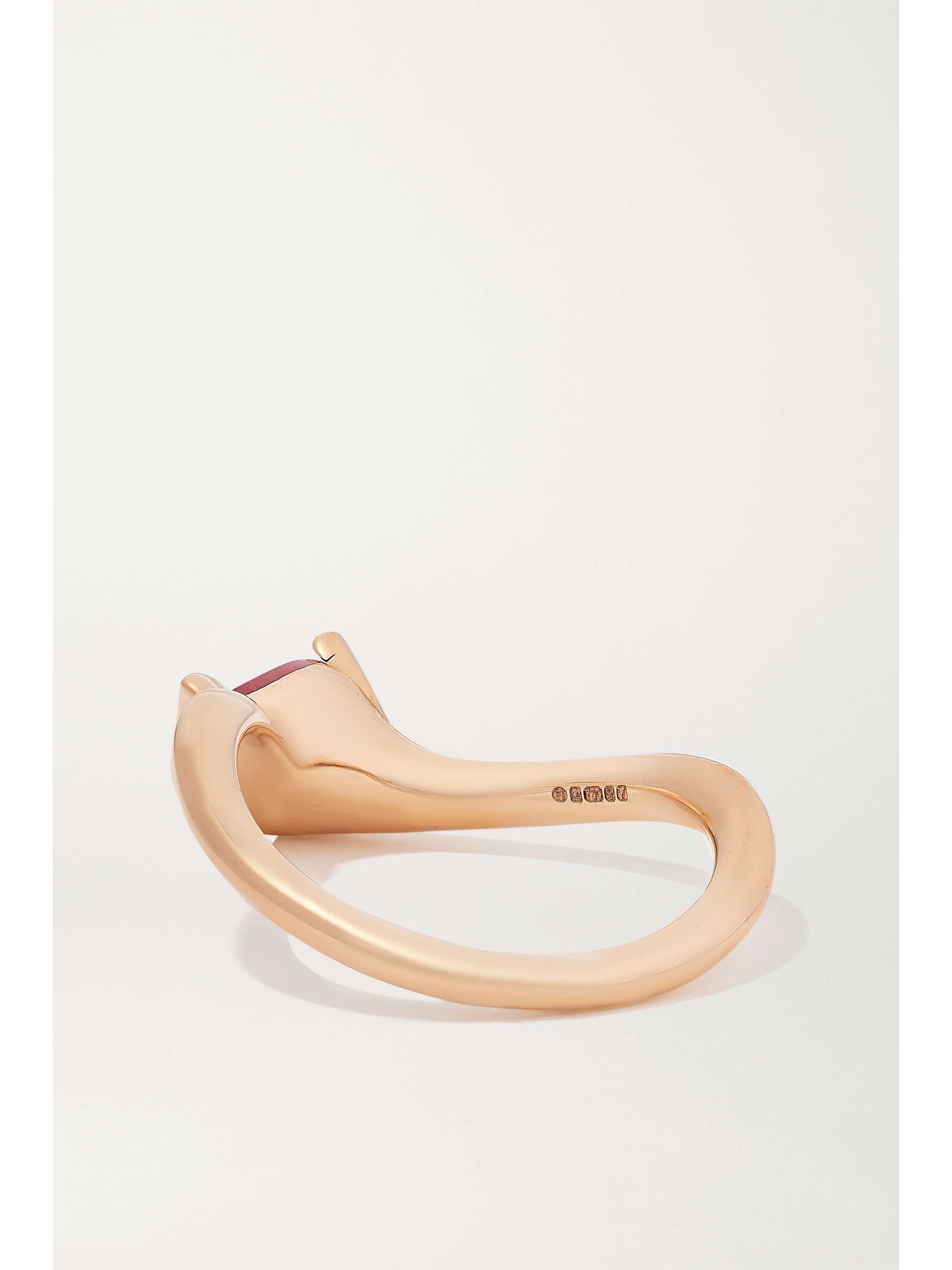 FERNANDO JORGE Ignite 18-karat rose gold rubellite ring