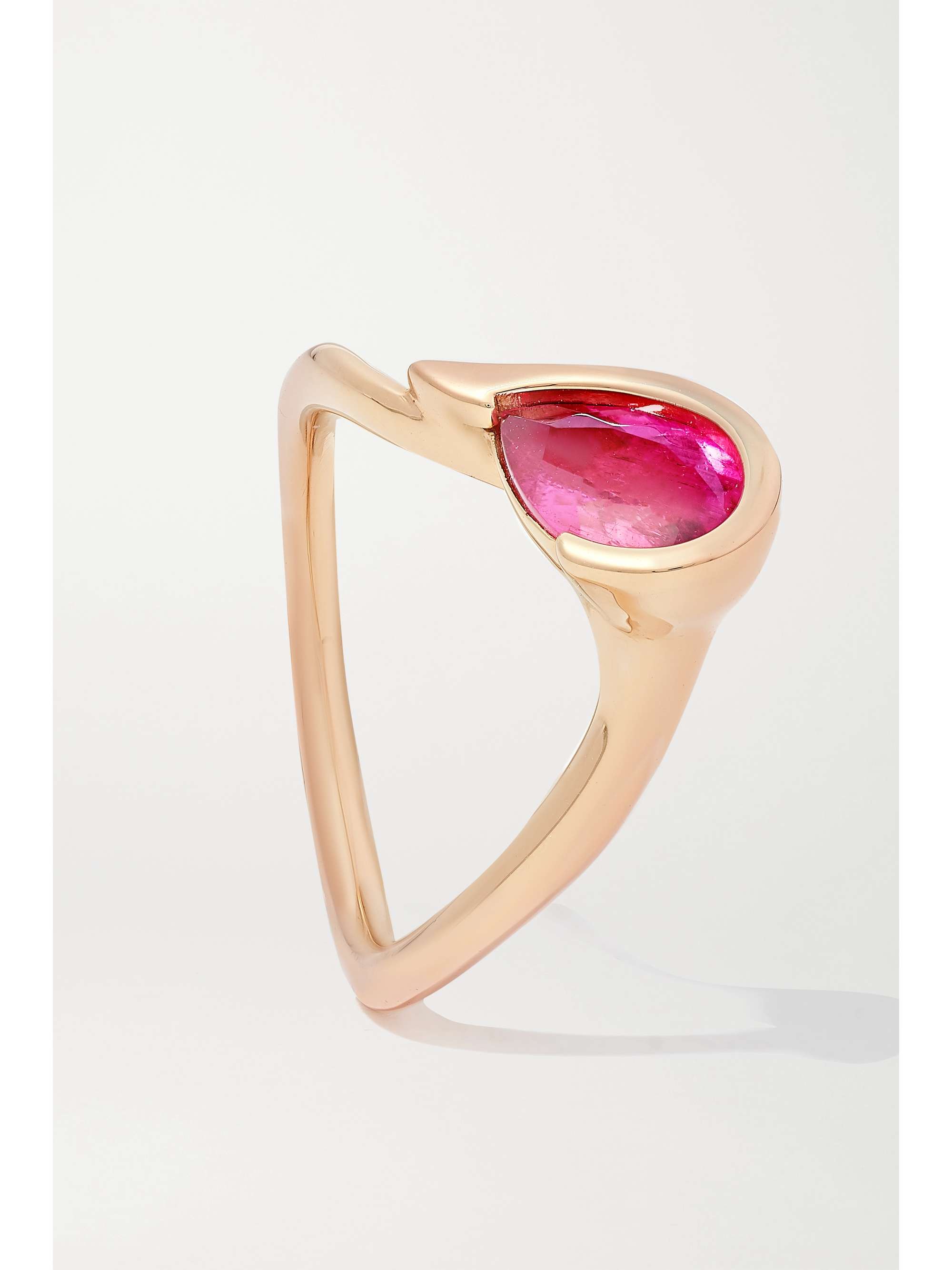 FERNANDO JORGE Ignite 18-karat rose gold rubellite ring