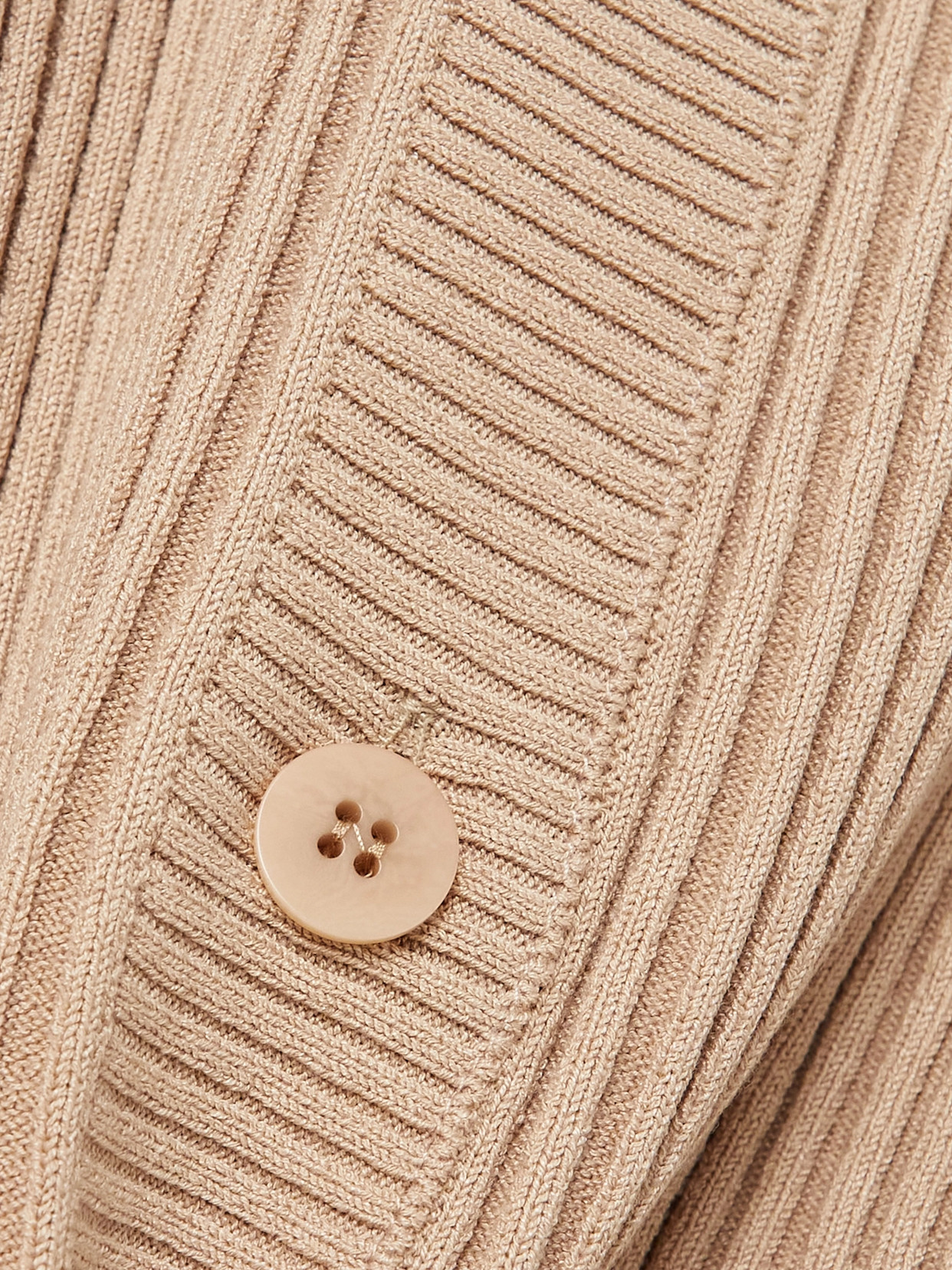 Andreādamo - Cutout Ribbed-Knit Top