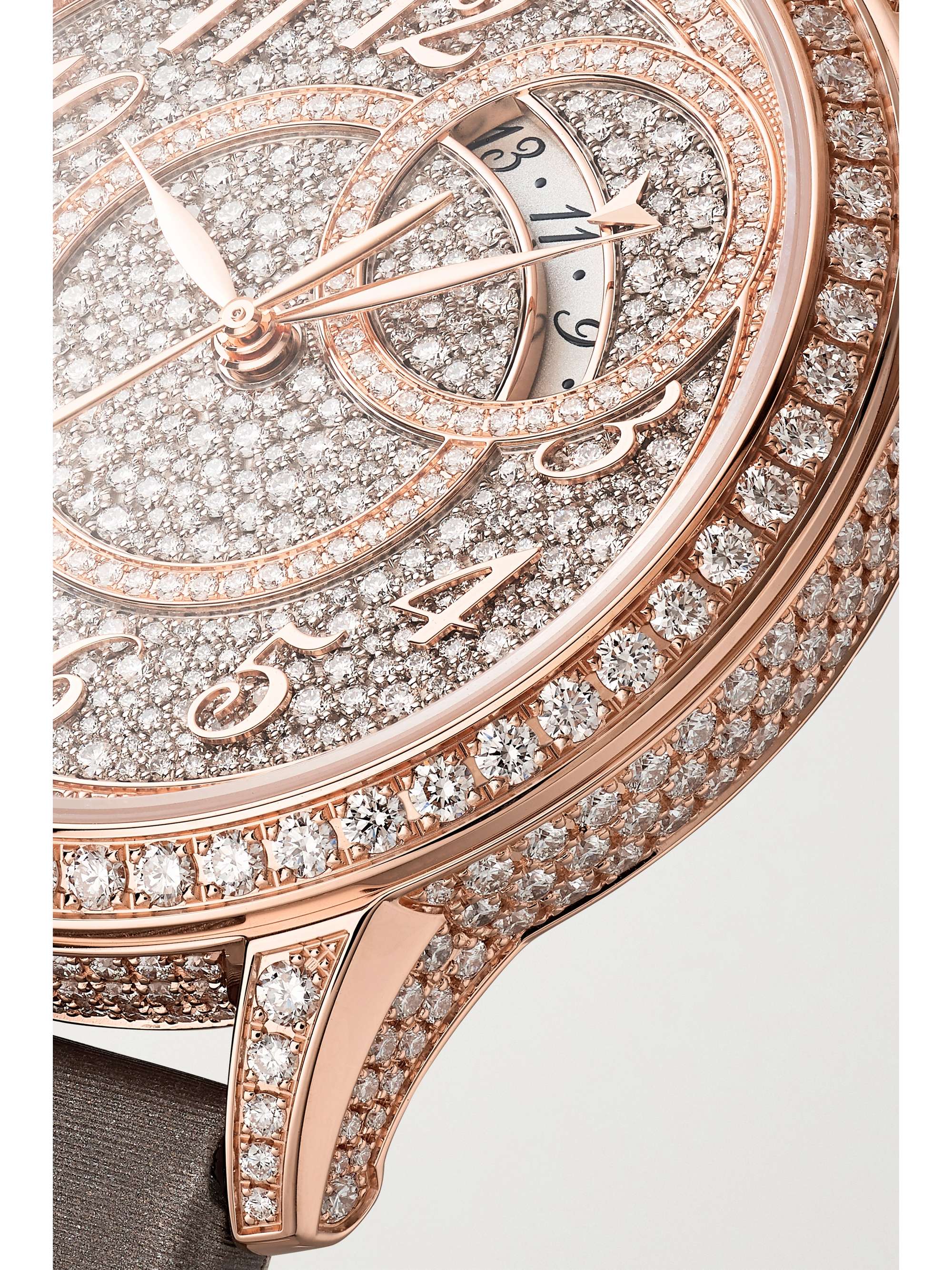 VACHERON CONSTANTIN Egérie Automatic 35mm 18-karat white gold, diamond and alligator watch