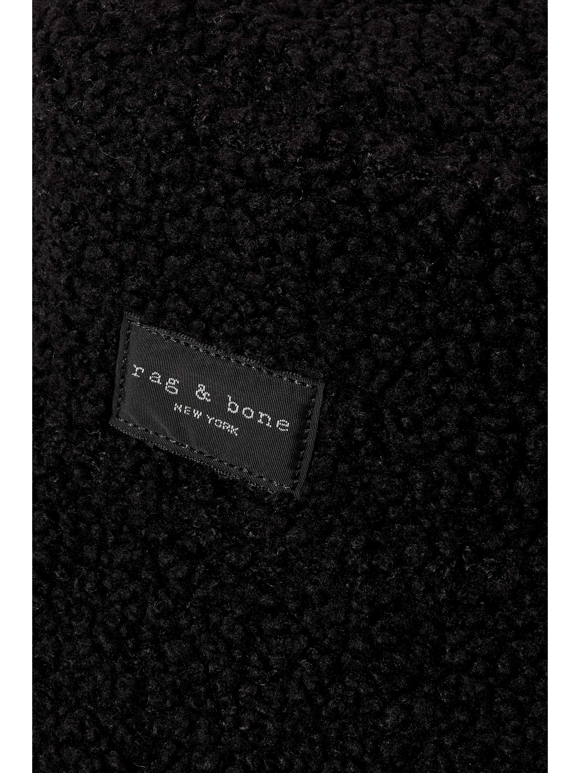 RAG & BONE Addison reversible quilted recycled shell and fleece bucket hat