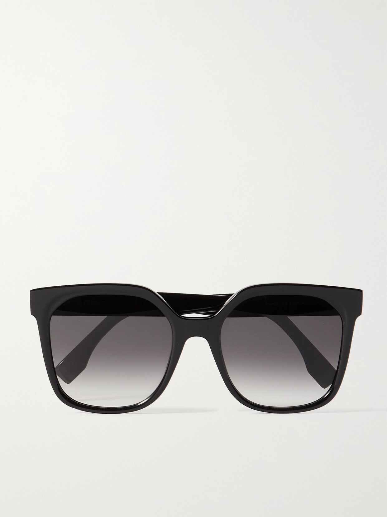 Fendi Oversized Square-frame Acetate Sunglasses In Black