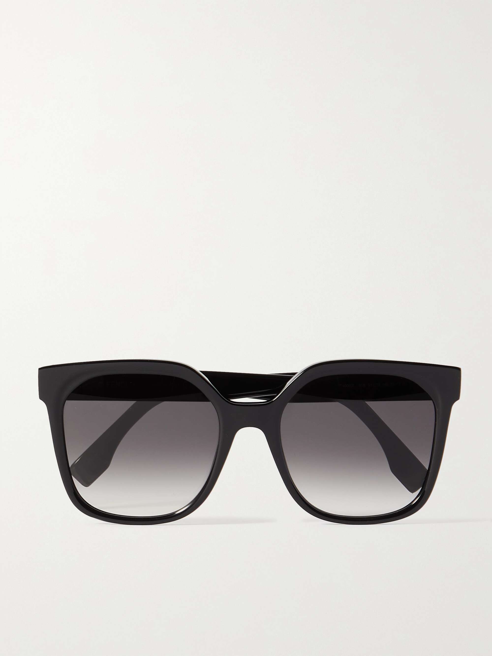 FENDI EYEWEAR Oversized square-frame acetate sunglasses FENDI EYEWEAR Oversized square-frame acetate sunglasses
