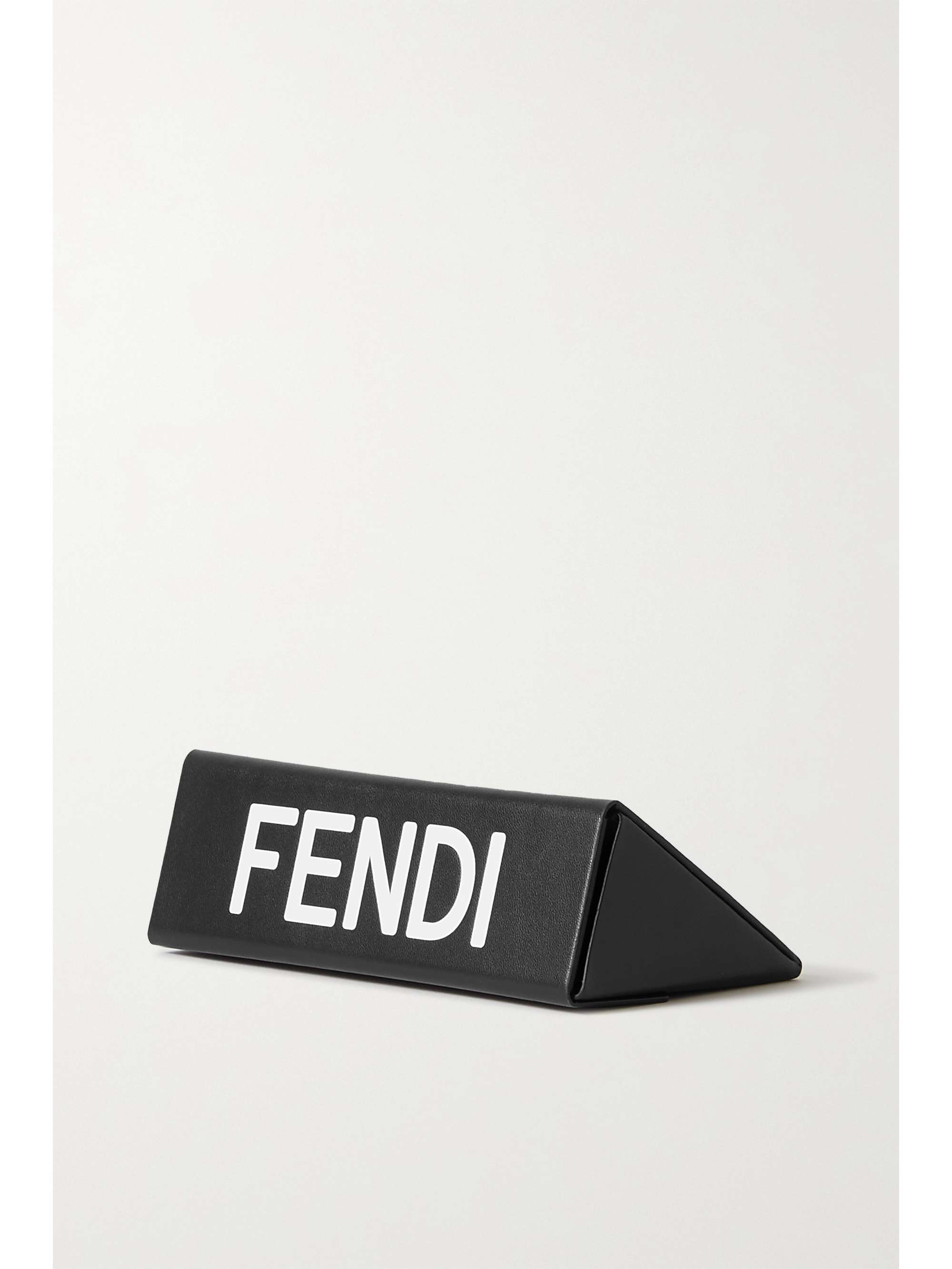 FENDI EYEWEAR Cat-eye tortoiseshell acetate sunglasses