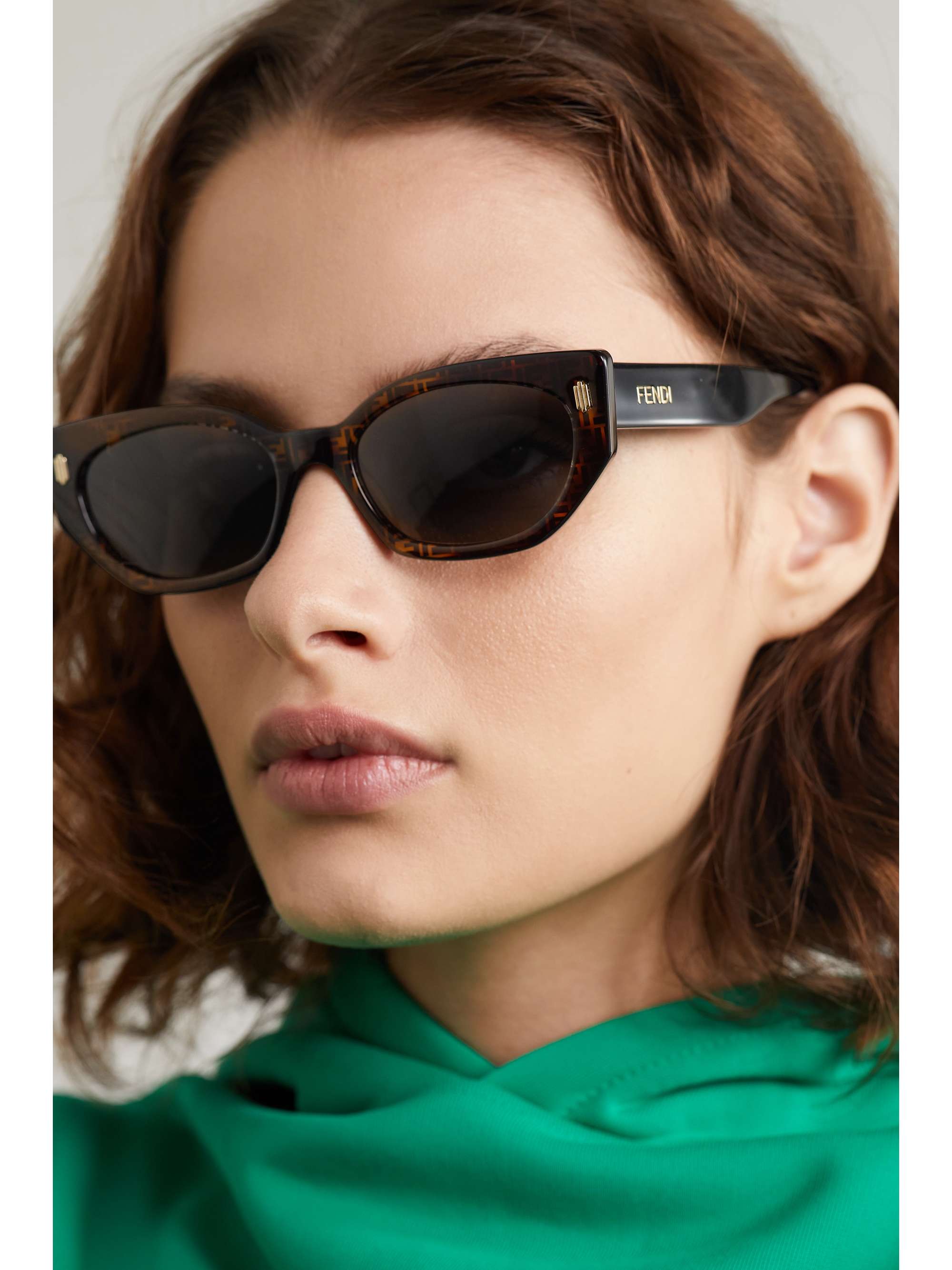 Fendi Women's Cat-Eye Acetate Sunglasses