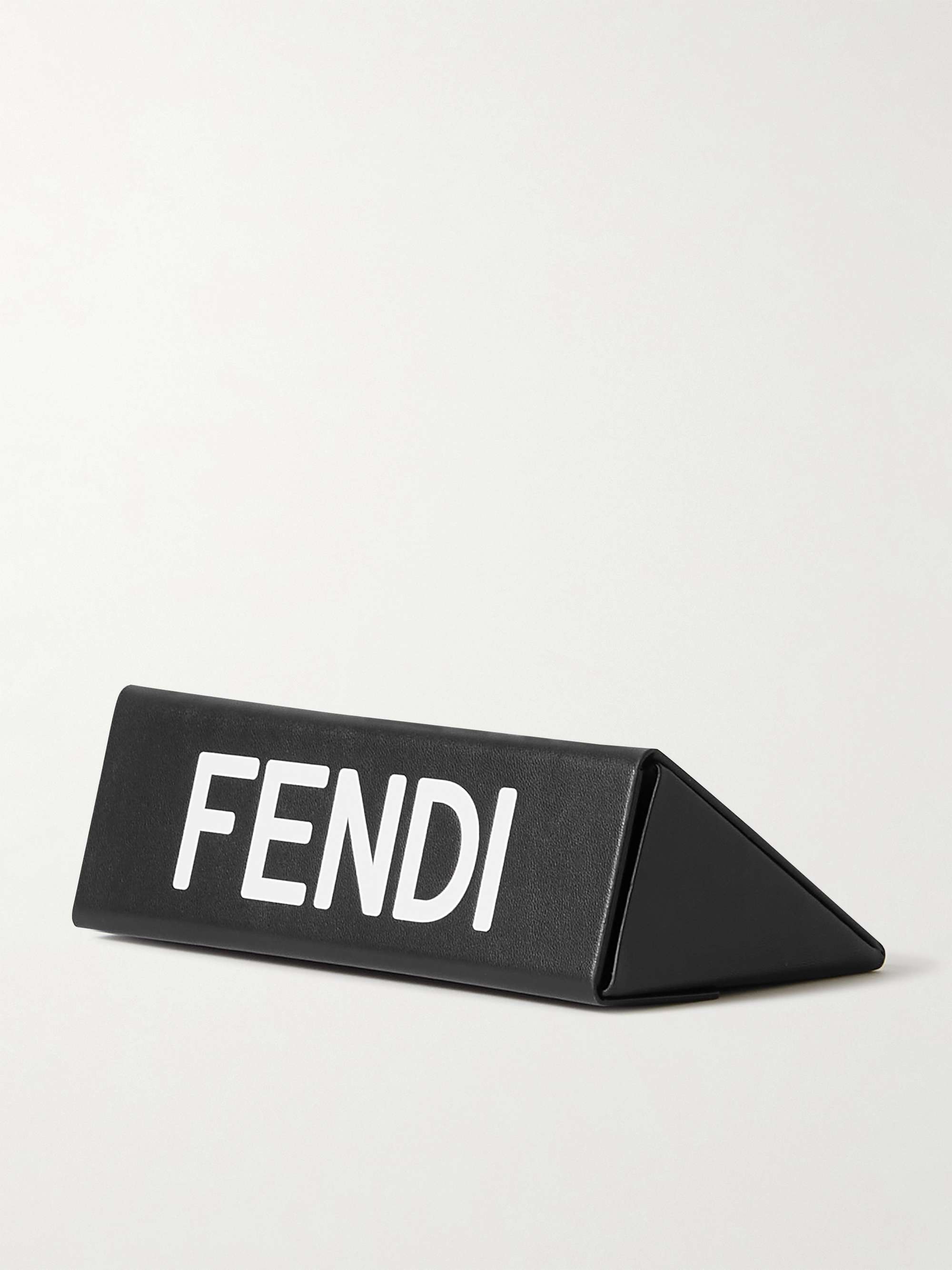 FENDI EYEWEAR Oversized cat-eye tortoiseshell acetate and gold-tone optical glasses