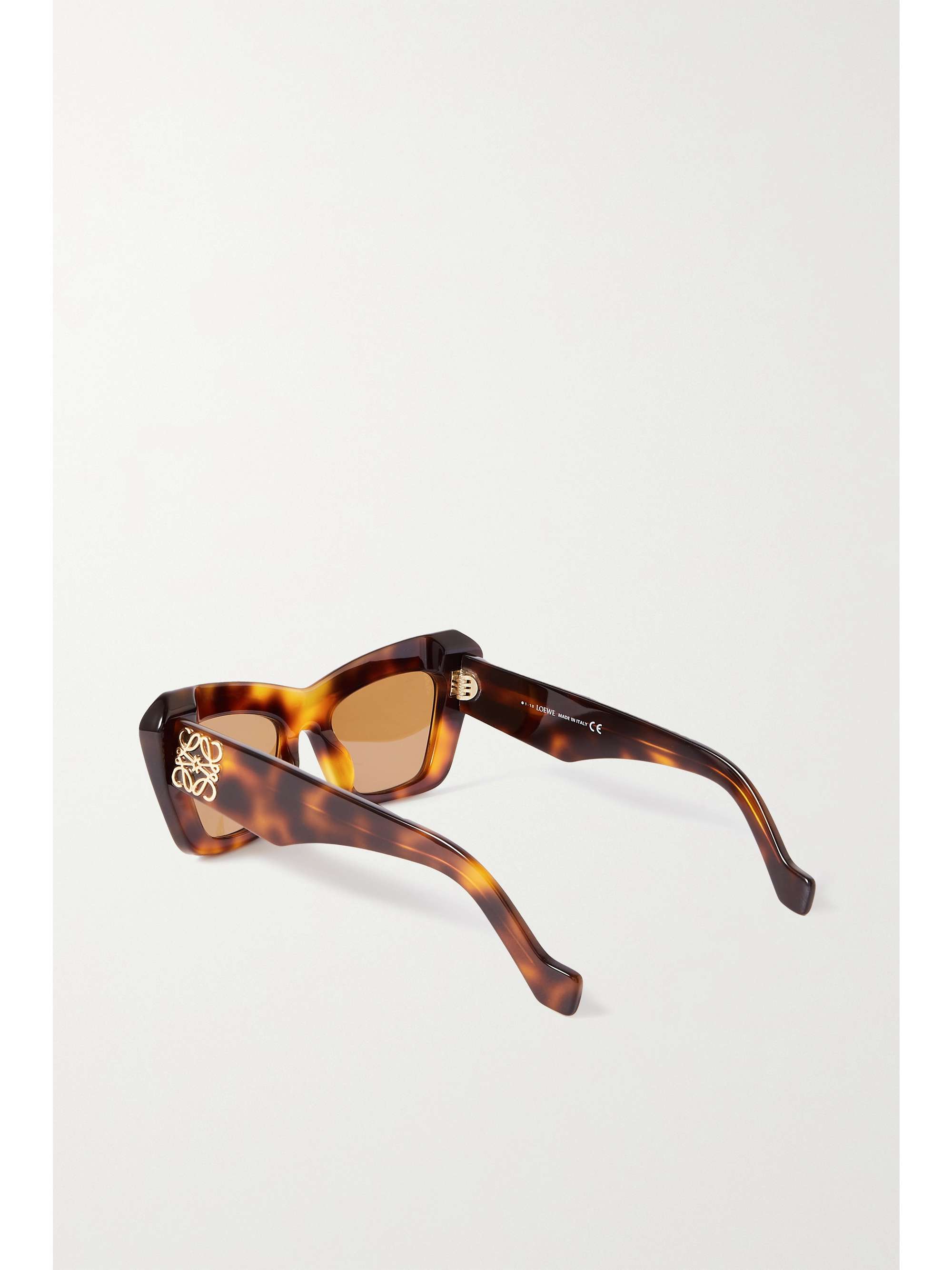 LOEWE EYEWEAR Cat-eye tortoiseshell acetate sunglasses