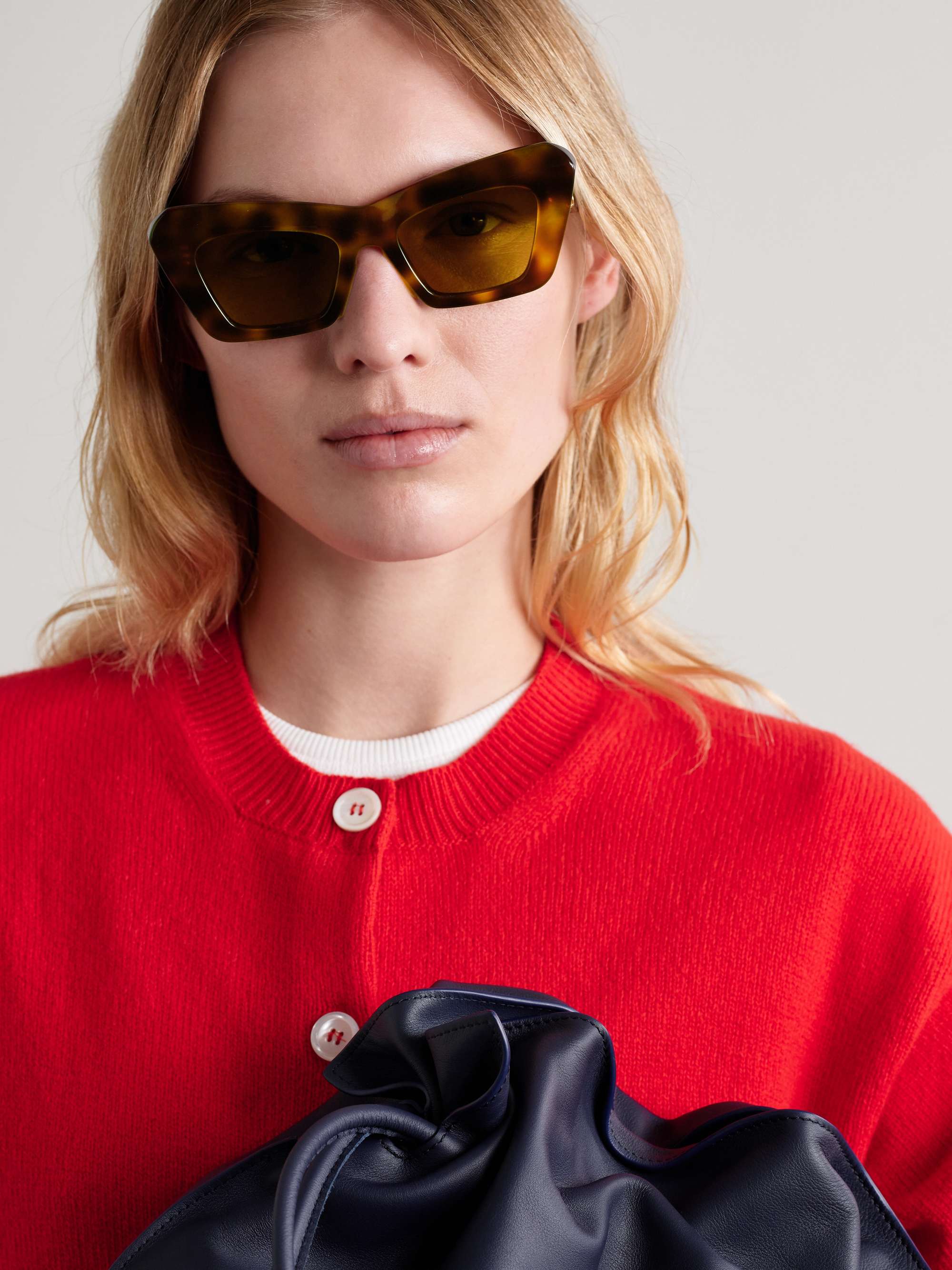 LOEWE EYEWEAR Cat-eye tortoiseshell acetate sunglasses | NET-A-PORTER