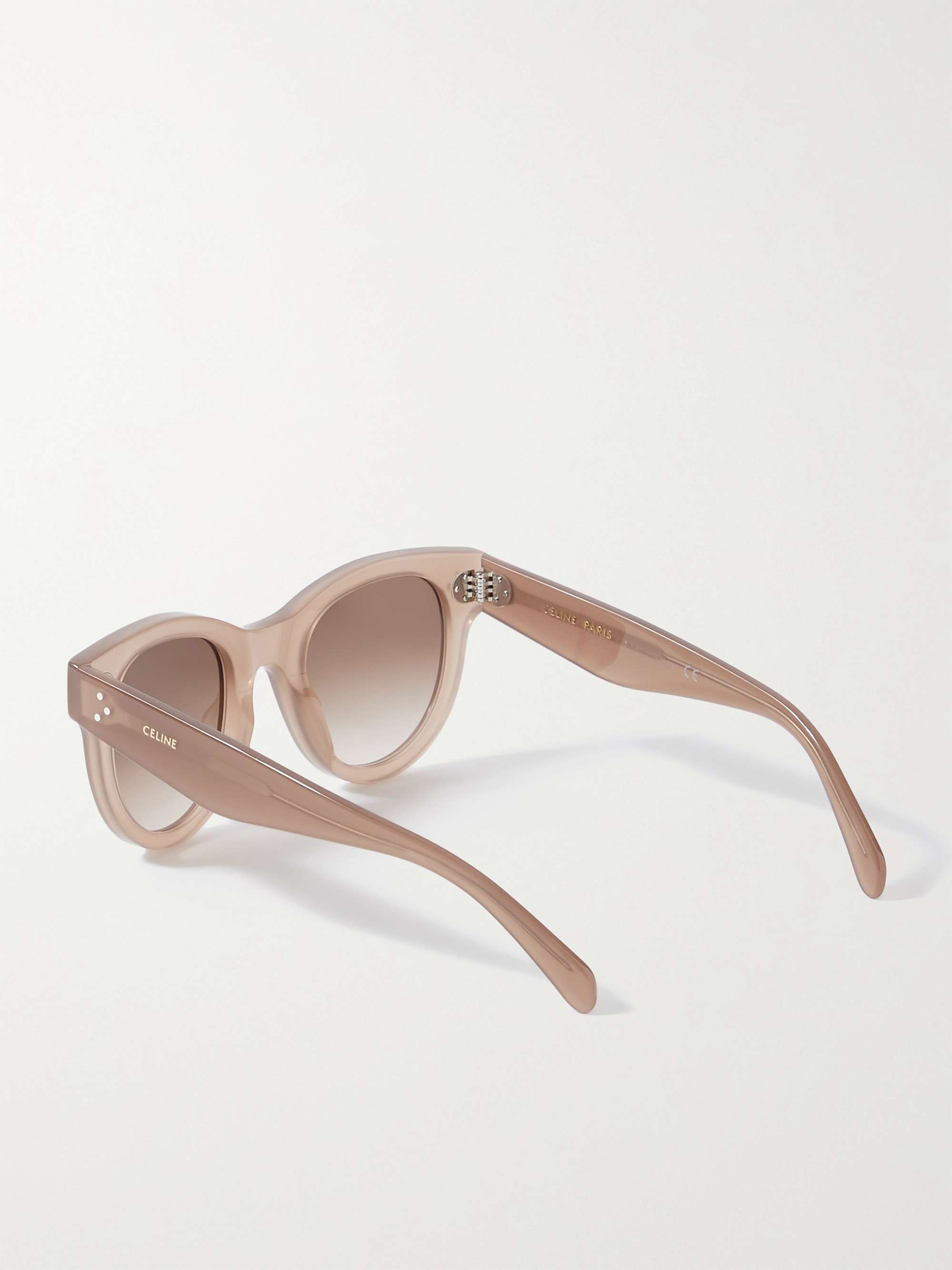 CELINE EYEWEAR Round-frame acetate sunglasses