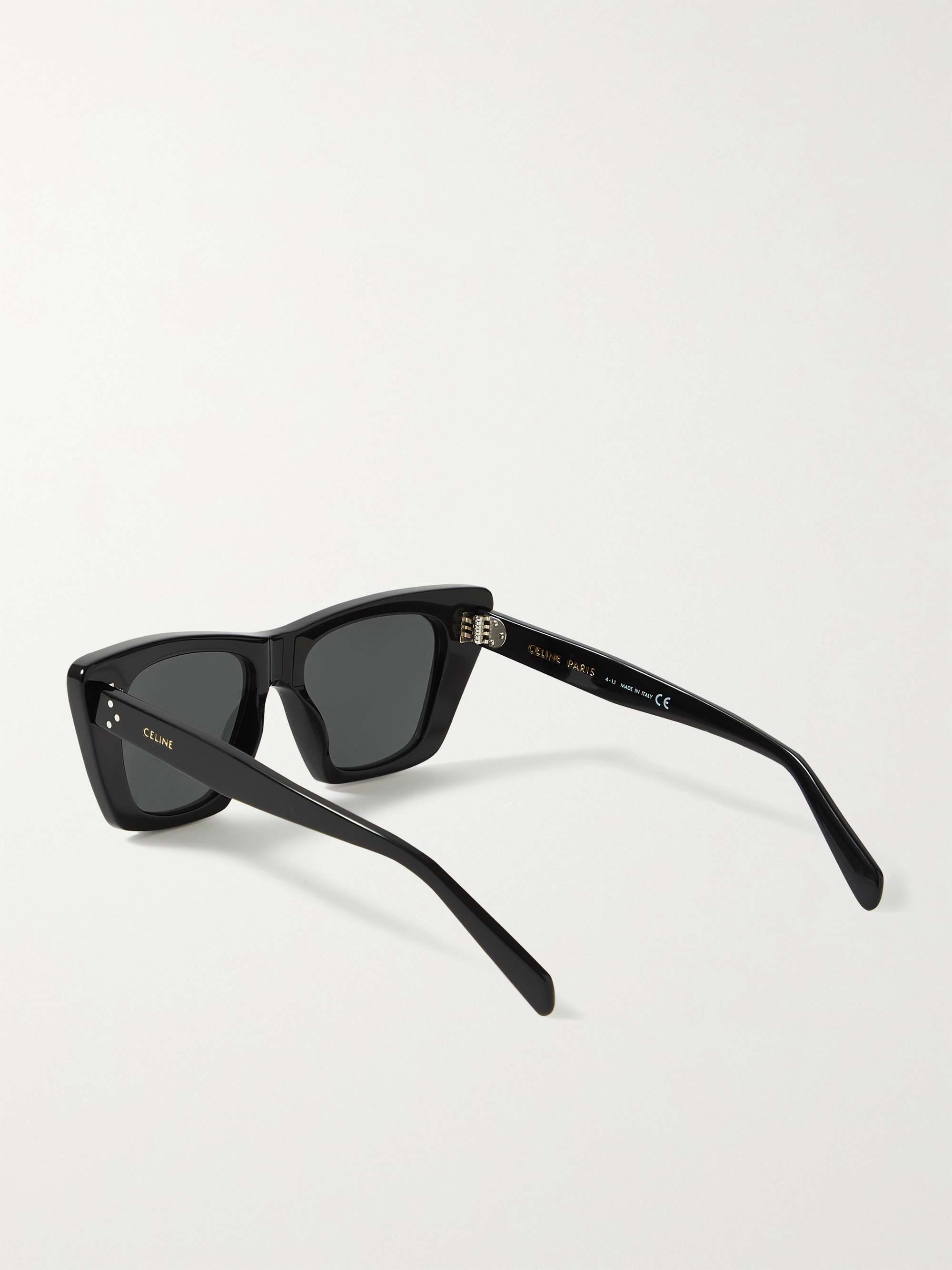 ブラック キャットアイ アセテート サングラス | CELINE EYEWEAR ブラック キャットアイ アセテート サングラス | CELINE EYEWEAR