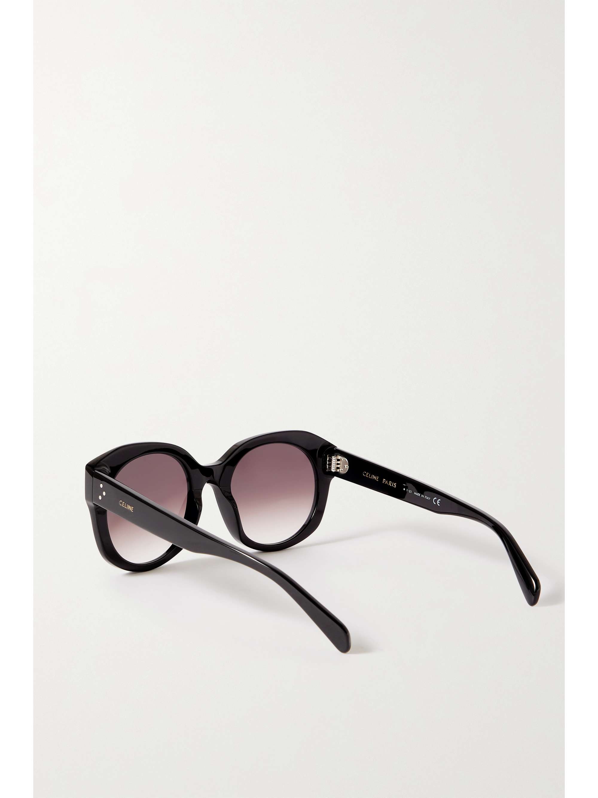 CELINE EYEWEAR Round-frame acetate sunglasses