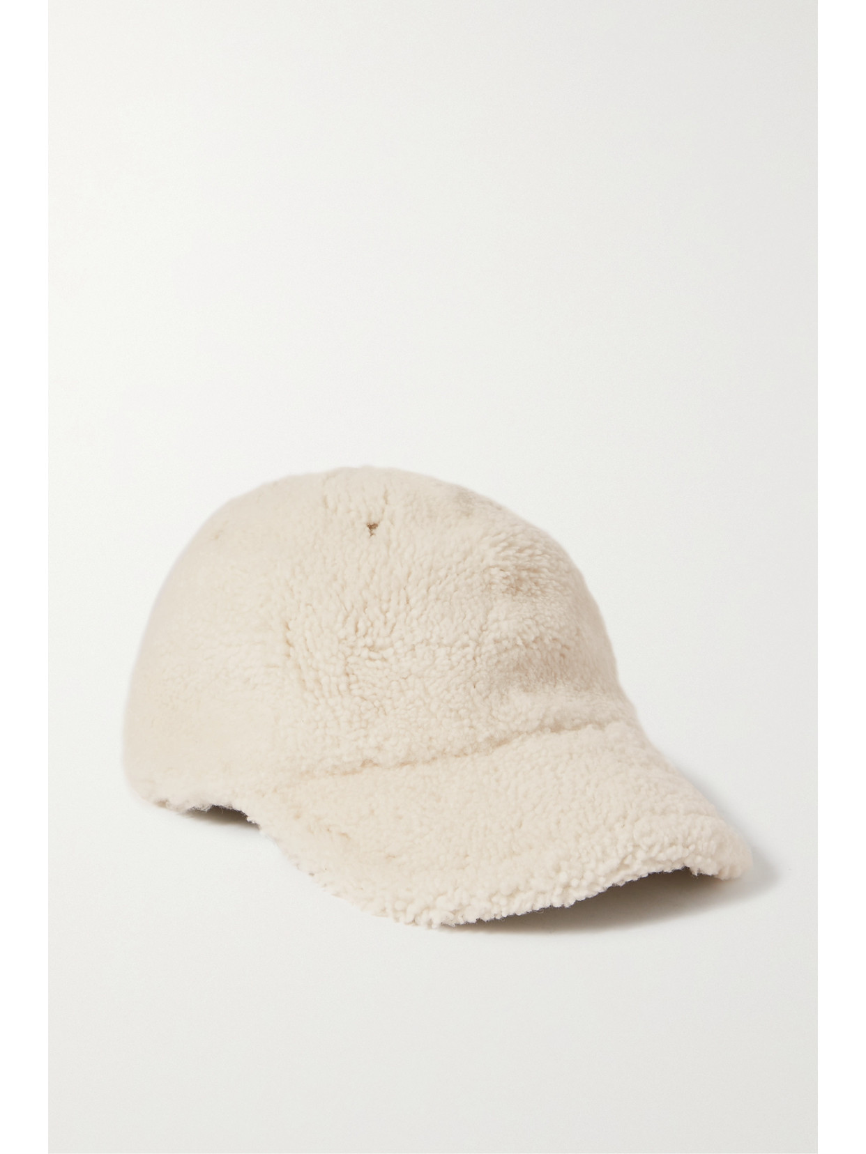 Reversible Shearling Baseball Cap