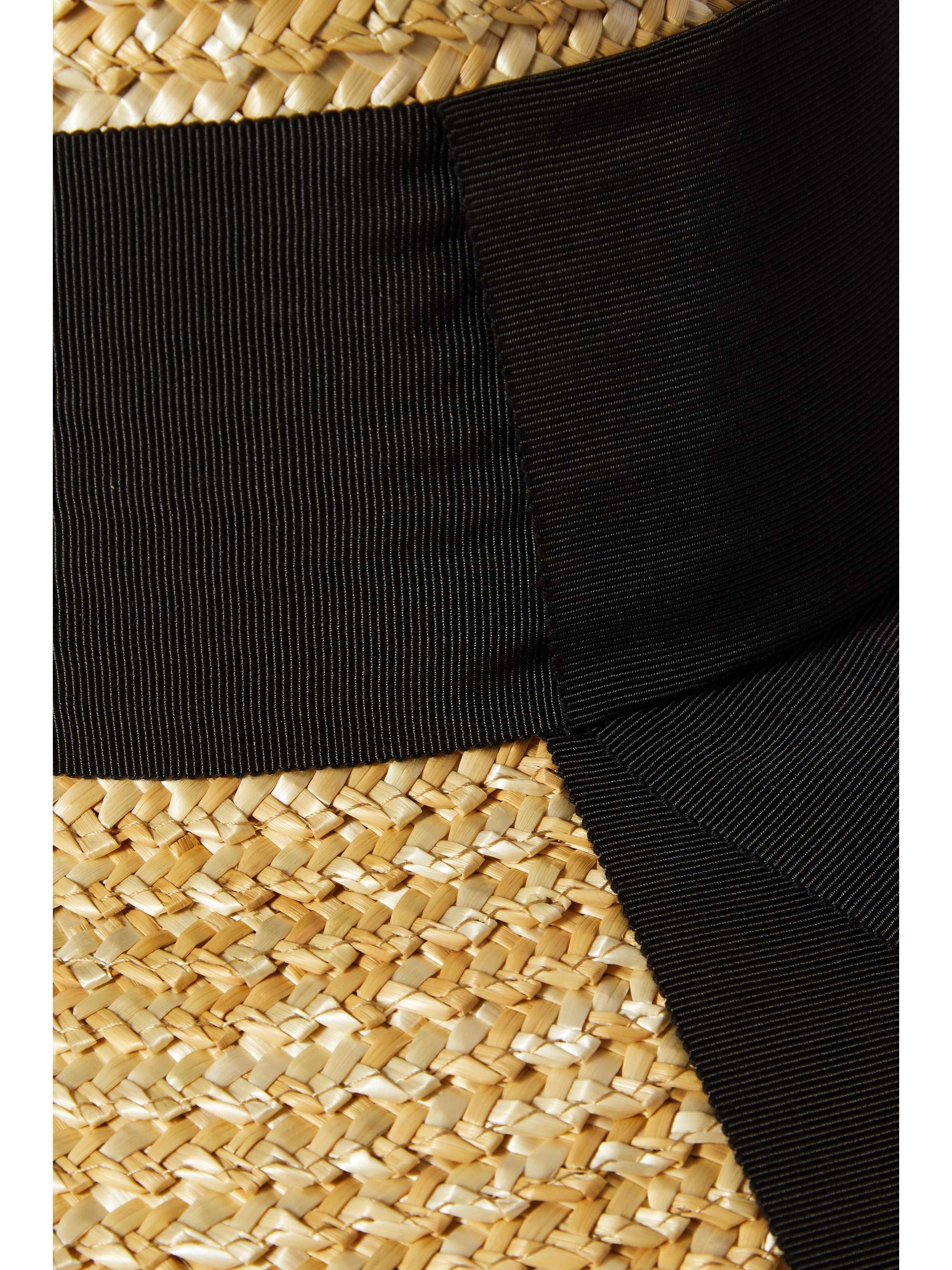 EUGENIA KIM Mirabel grosgrain-trimmed straw sunhat