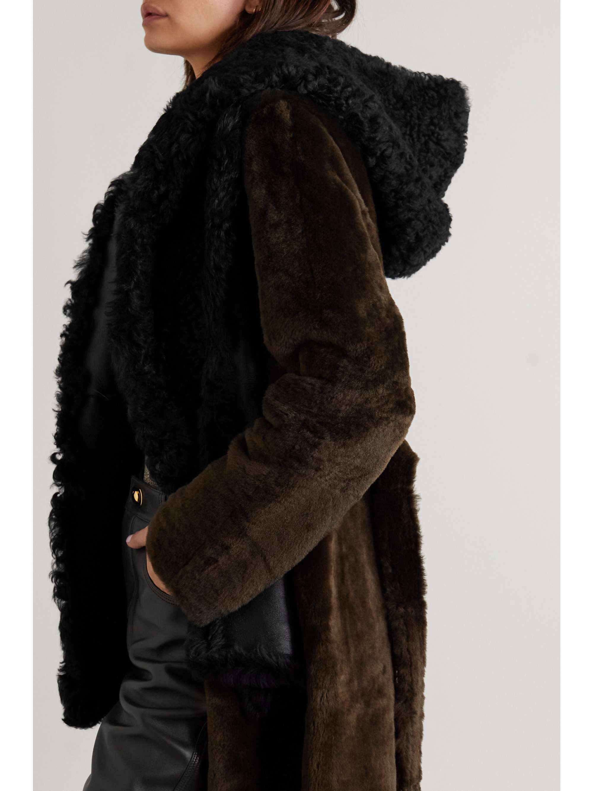 YVES SALOMON Shearling scarf