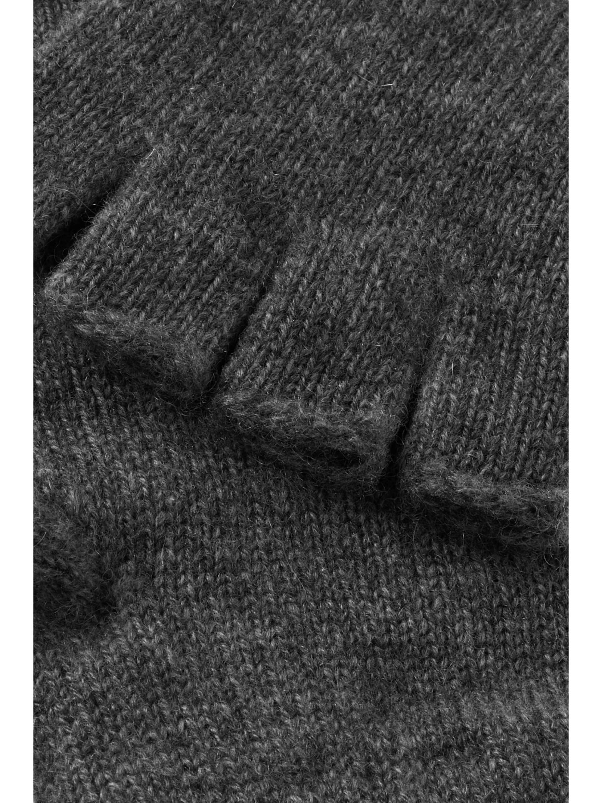 JOHNSTONS OF ELGIN + NET SUSTAIN cashmere fingerless gloves