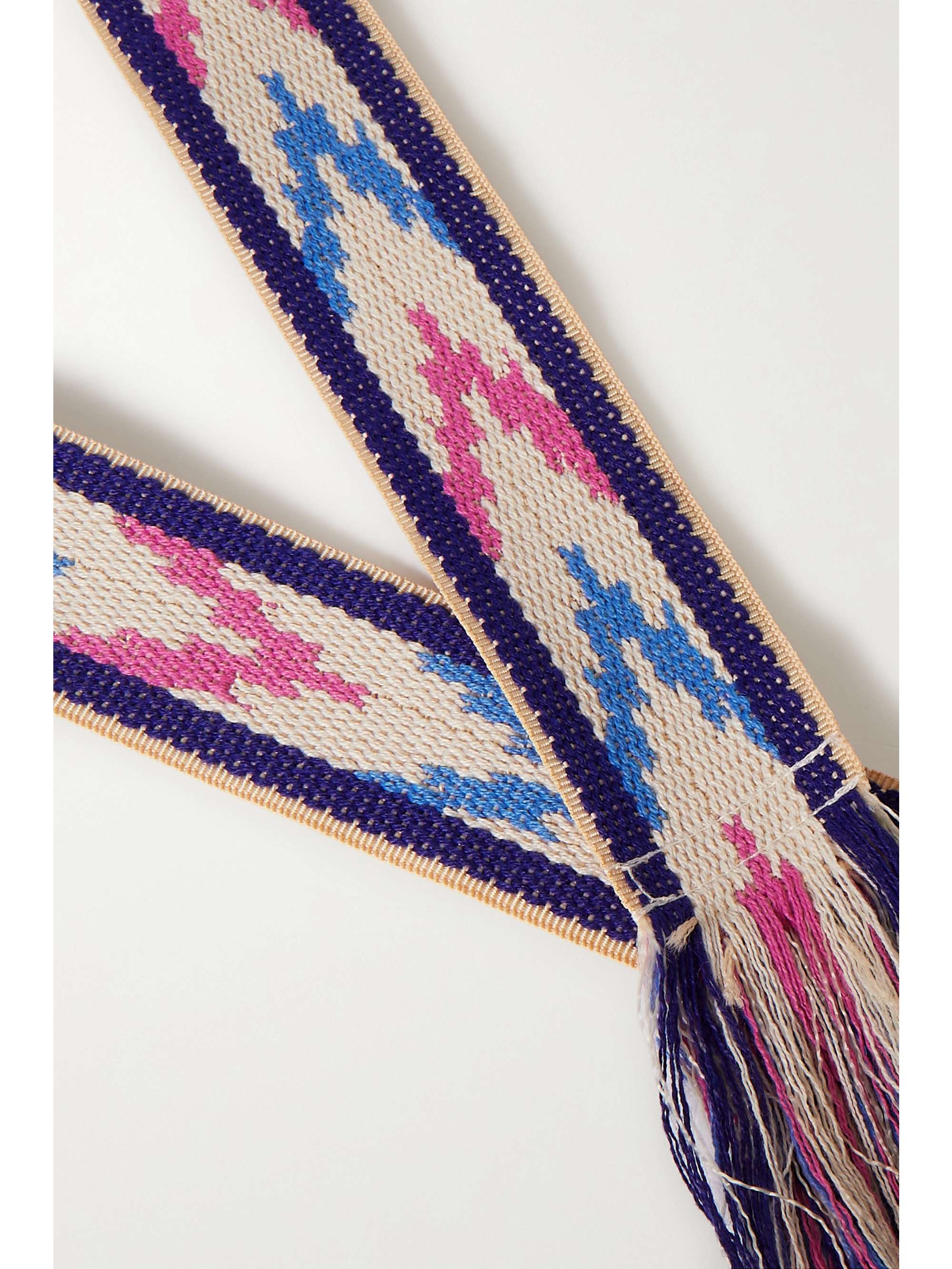 ISABEL MARANT Etka fringed woven belt
