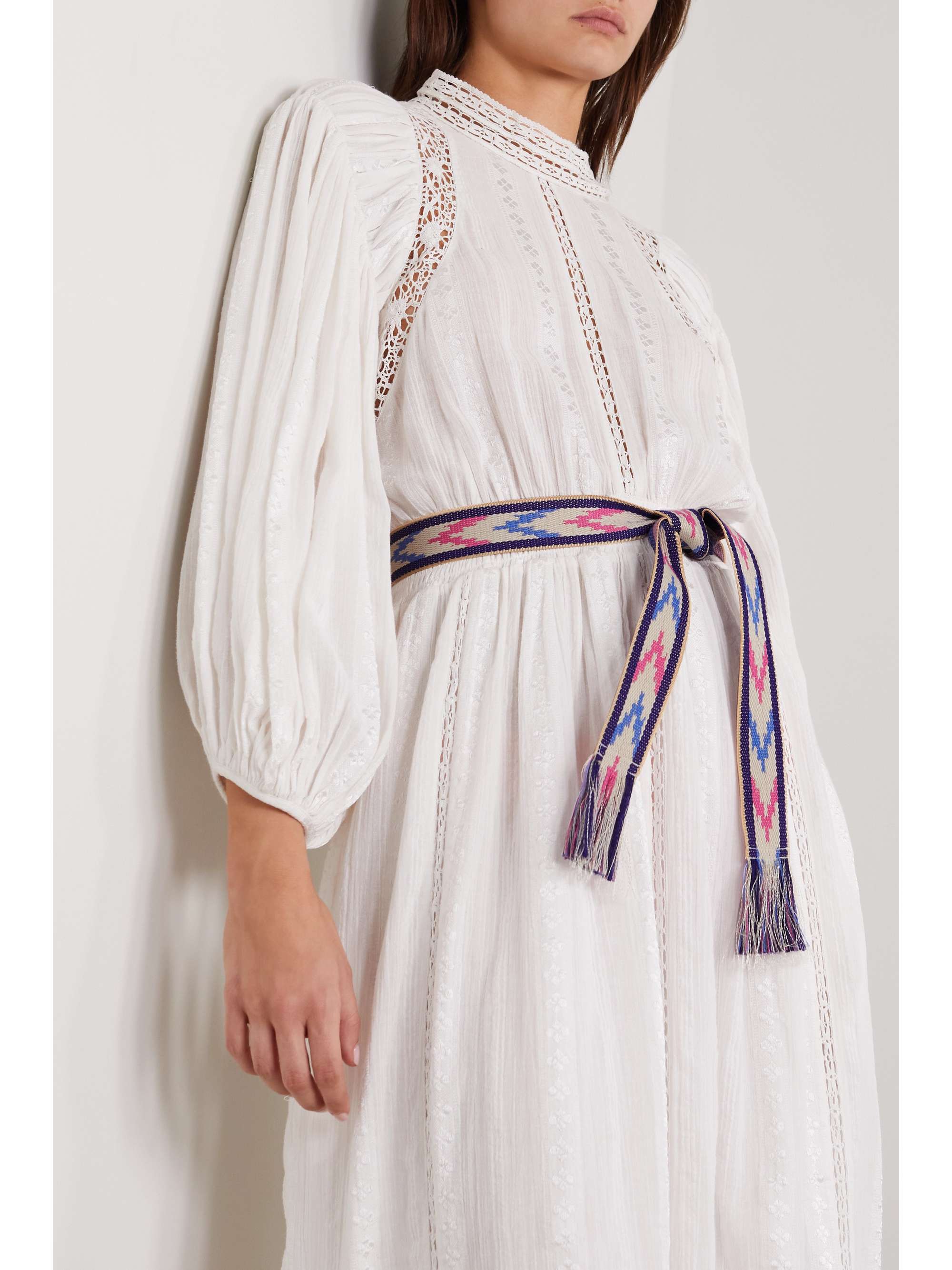 ISABEL MARANT Etka fringed woven belt
