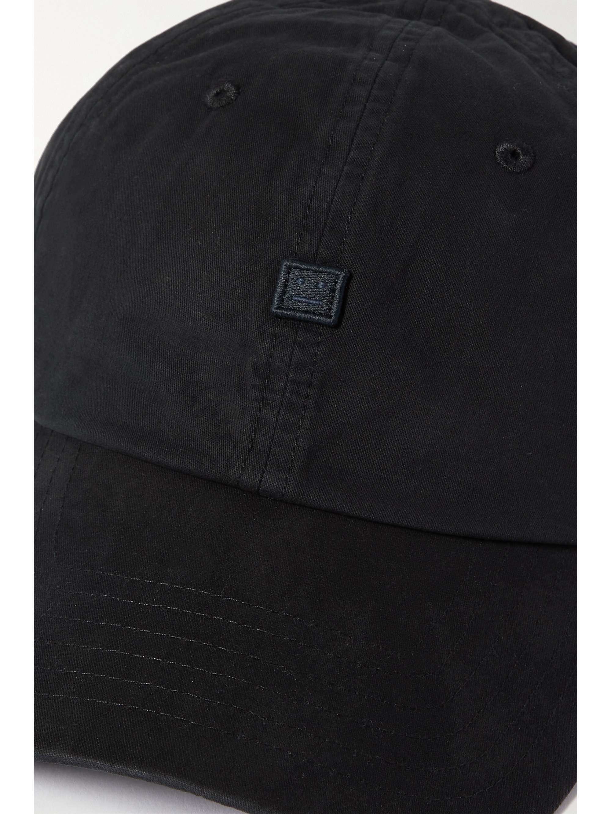 ACNE STUDIOS Appliquéd cotton-twill baseball cap
