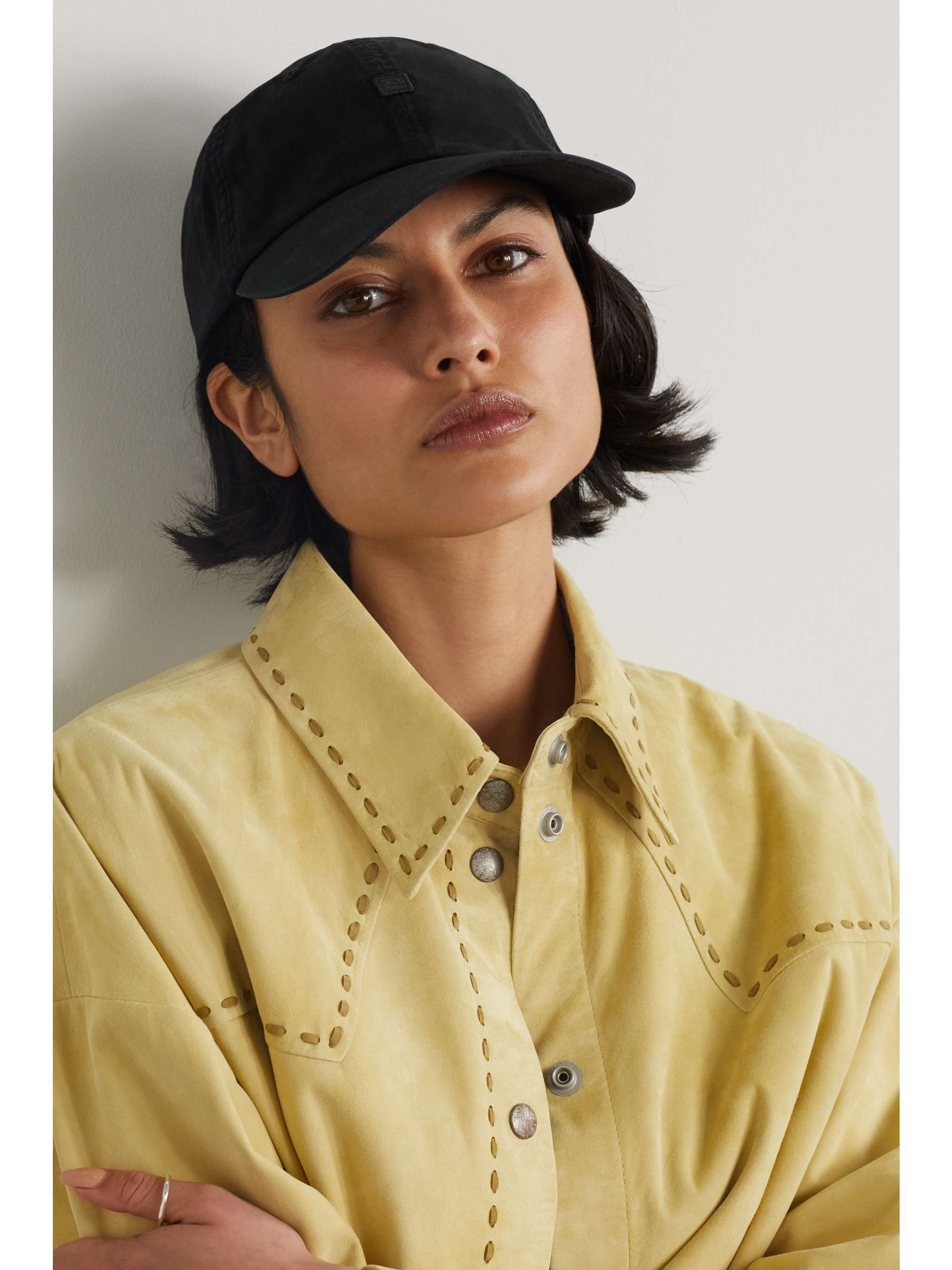 ACNE STUDIOS Appliquéd cotton-twill baseball cap